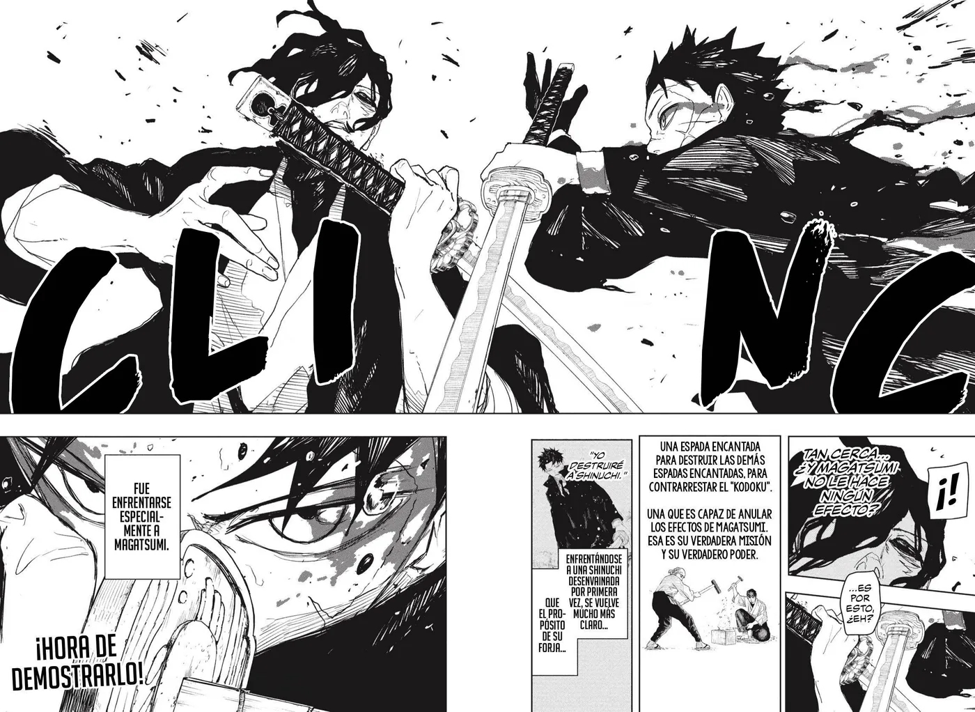 Kagurabachi capítulo 107, página 17