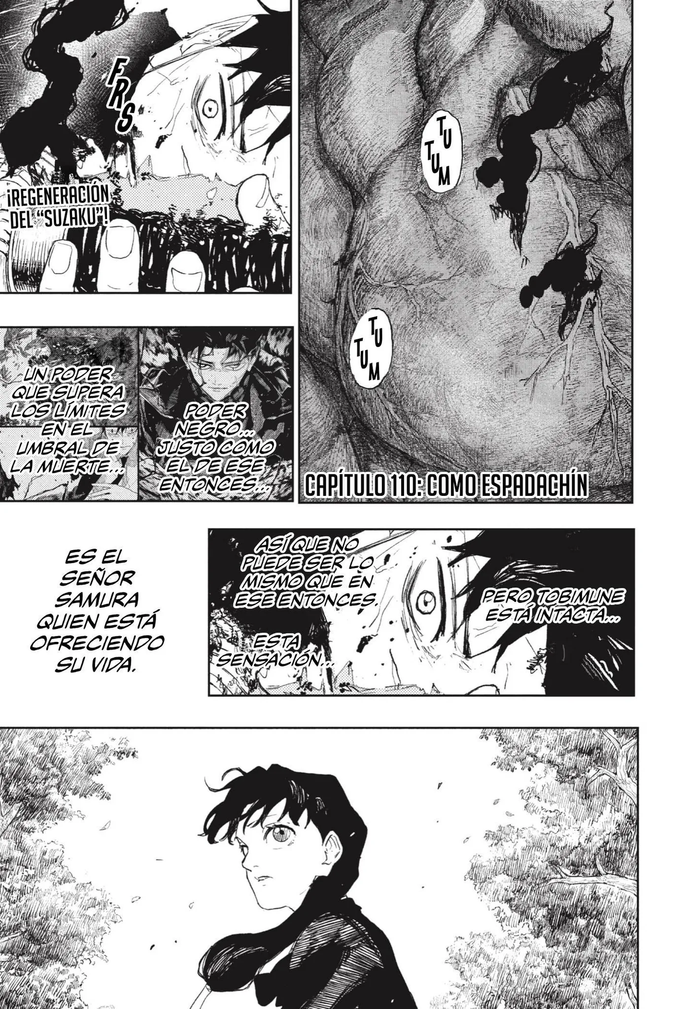 Kagurabachi capítulo 110, página 2