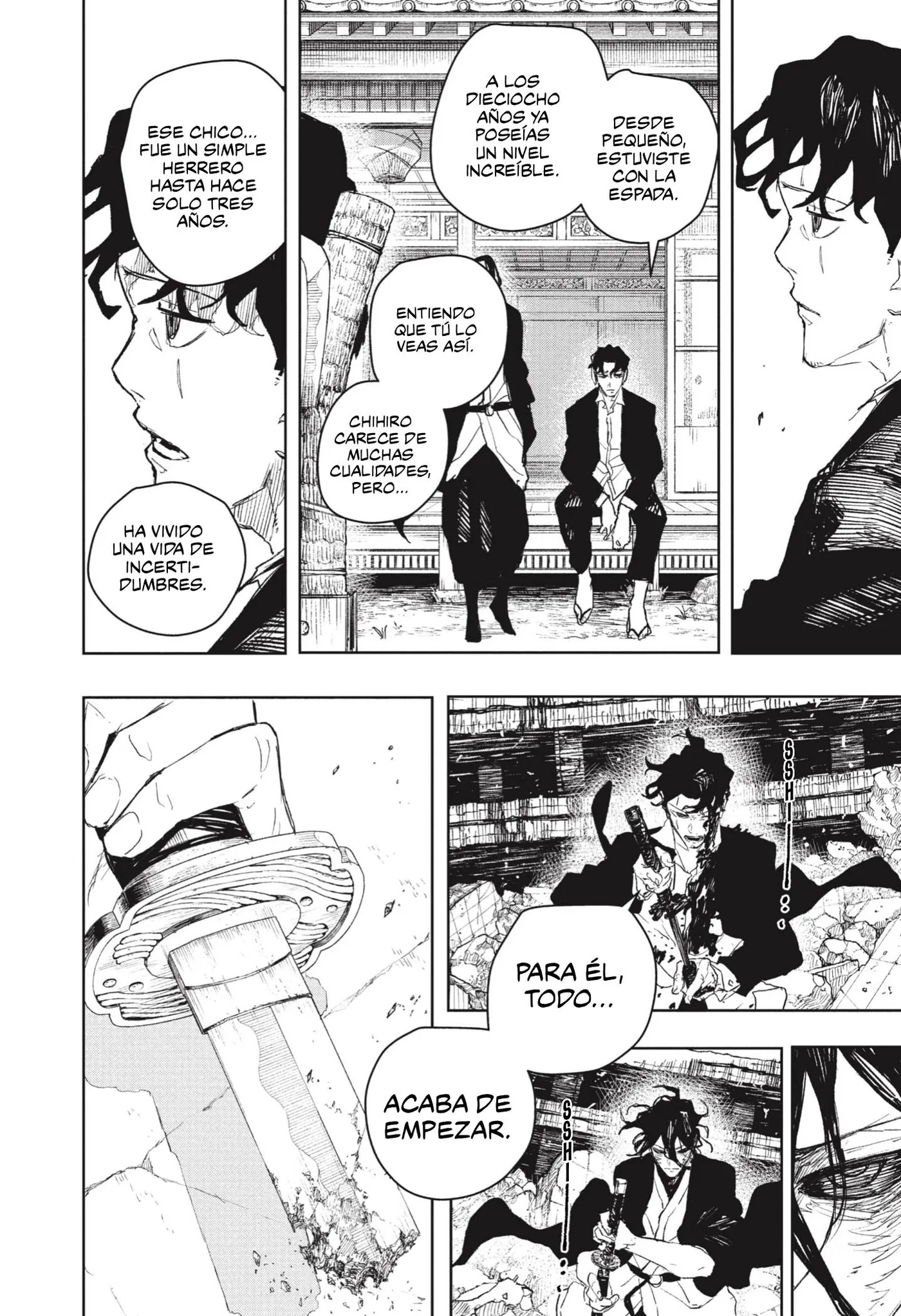 Kagurabachi capítulo 110, página 13