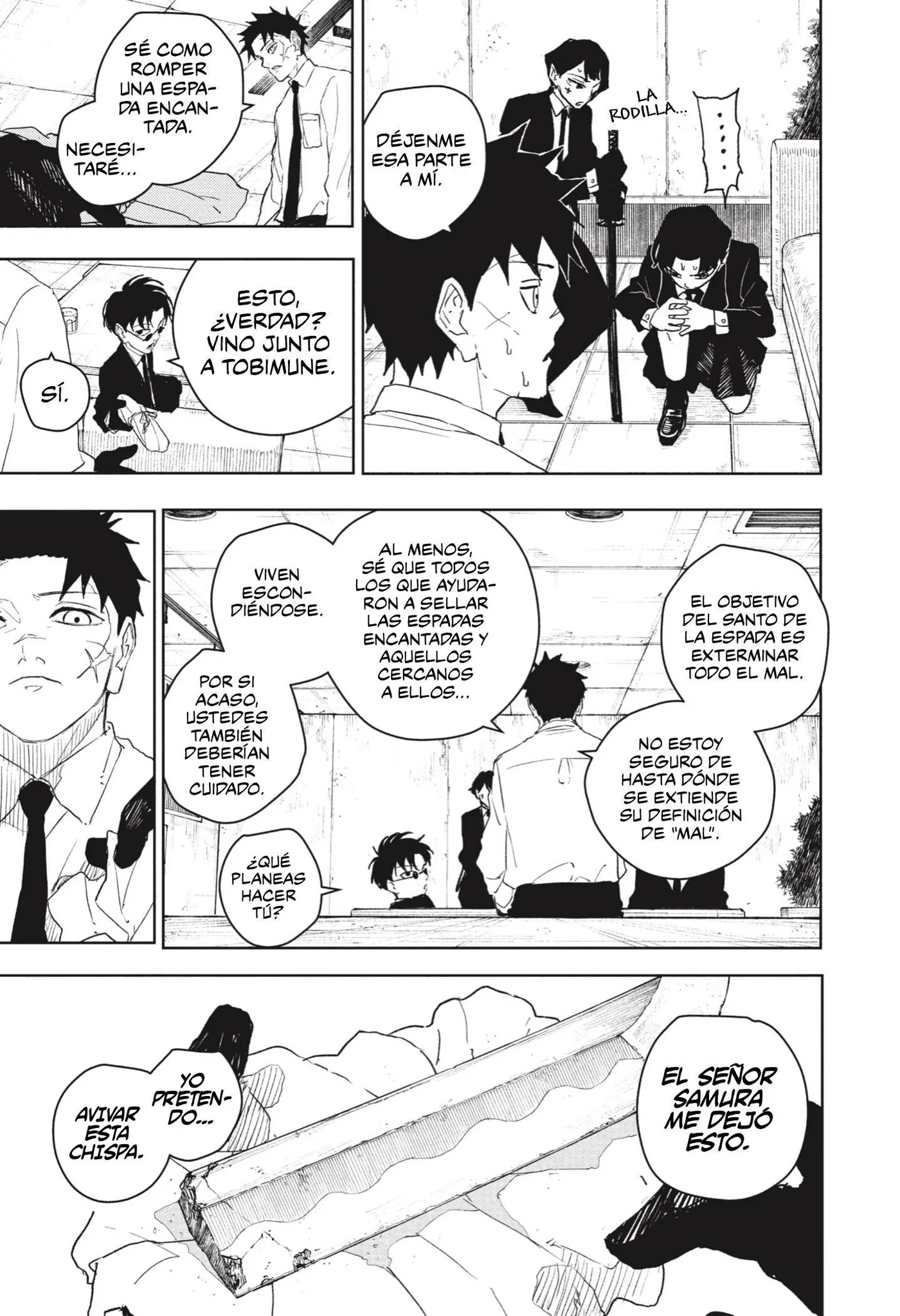Kagurabachi capítulo 112, página 11