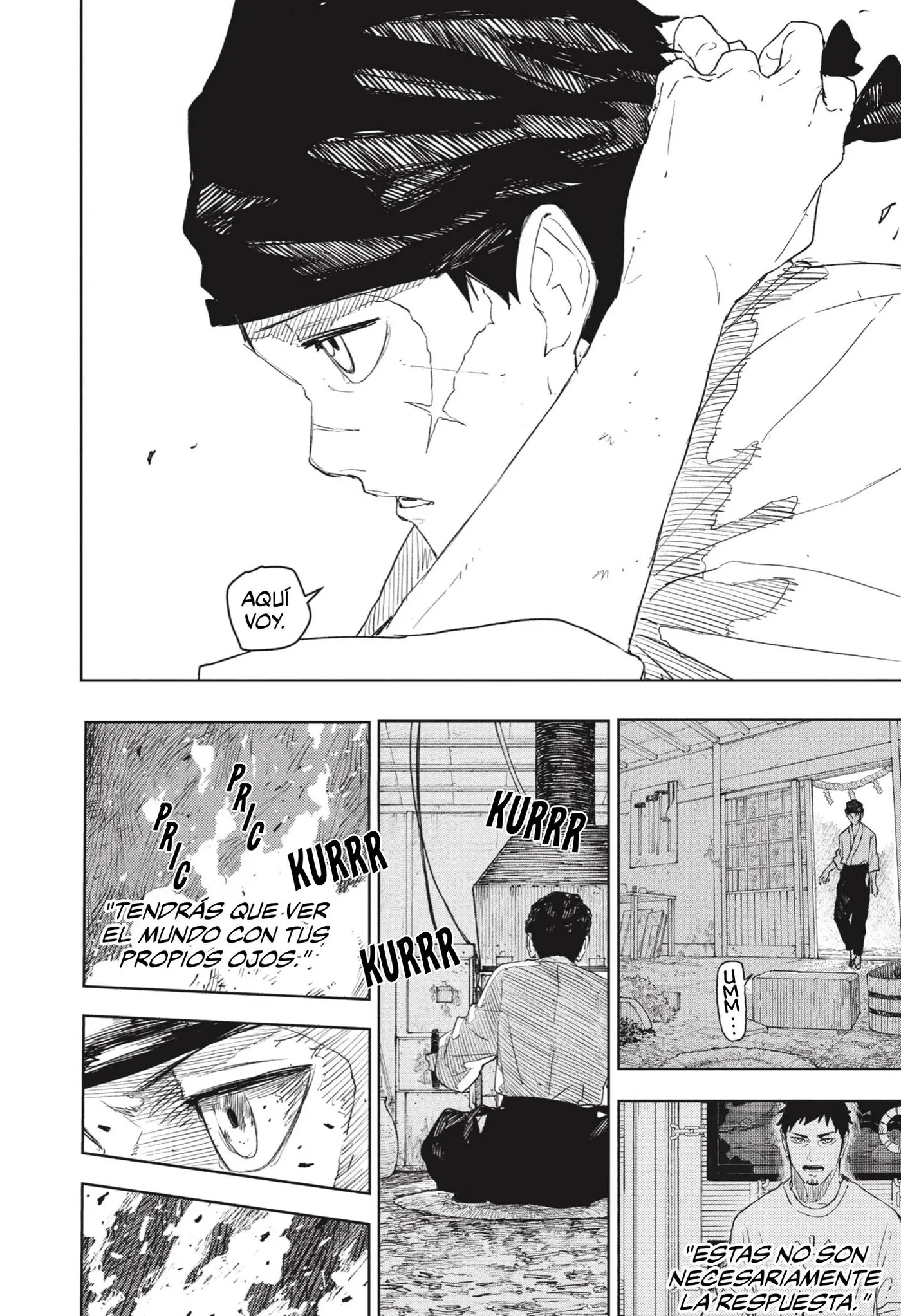 Kagurabachi capítulo 112, página 14
