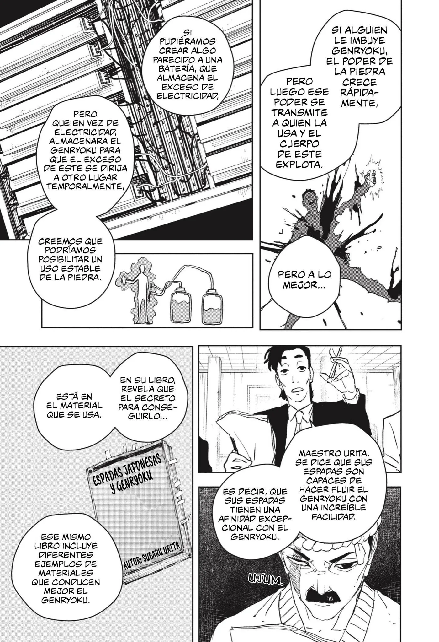 Kagurabachi capítulo 115, página 4