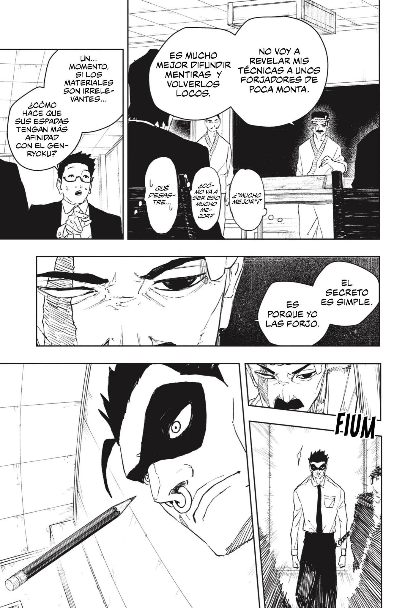 Kagurabachi capítulo 115, página 6