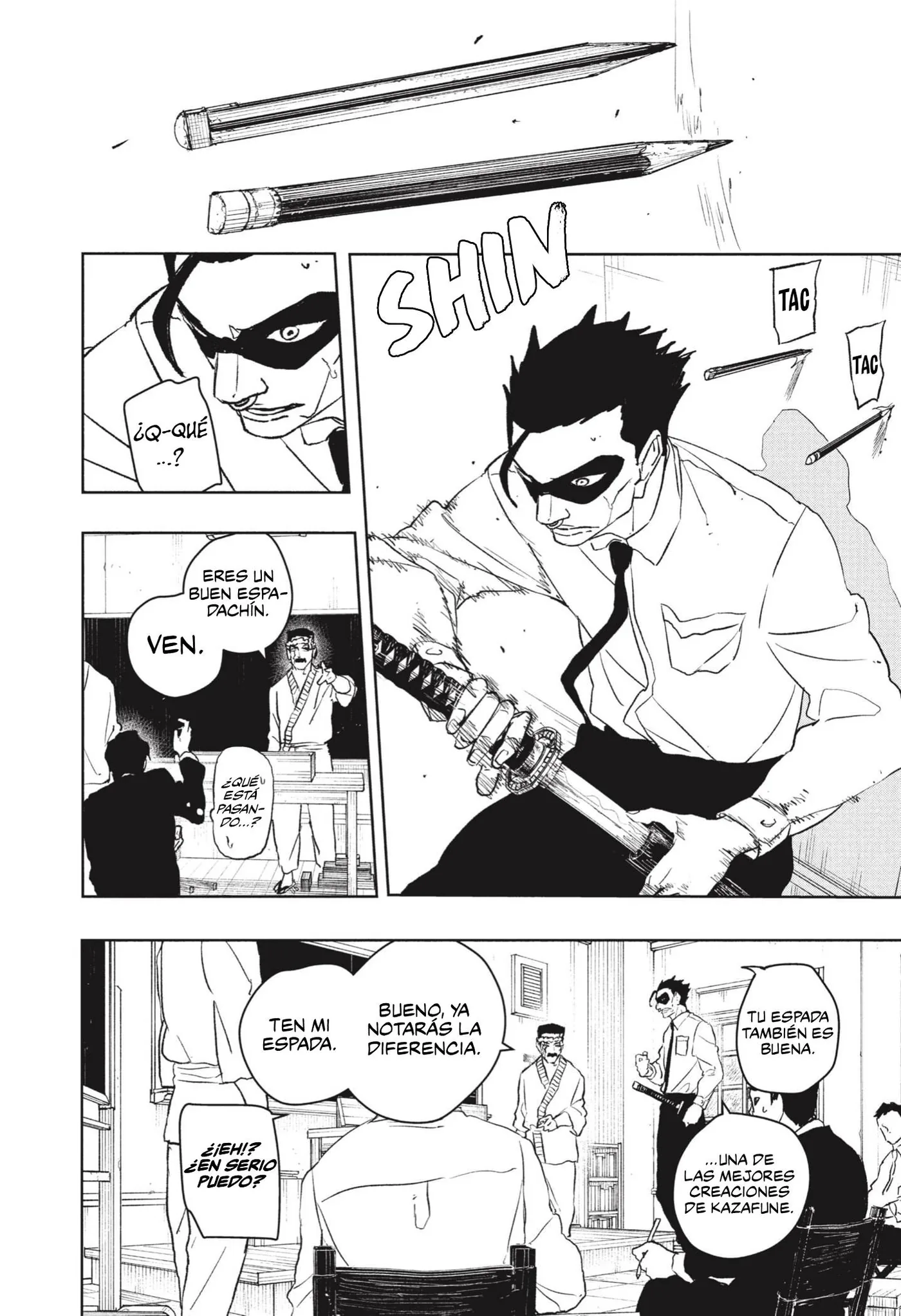 Kagurabachi capítulo 115, página 7