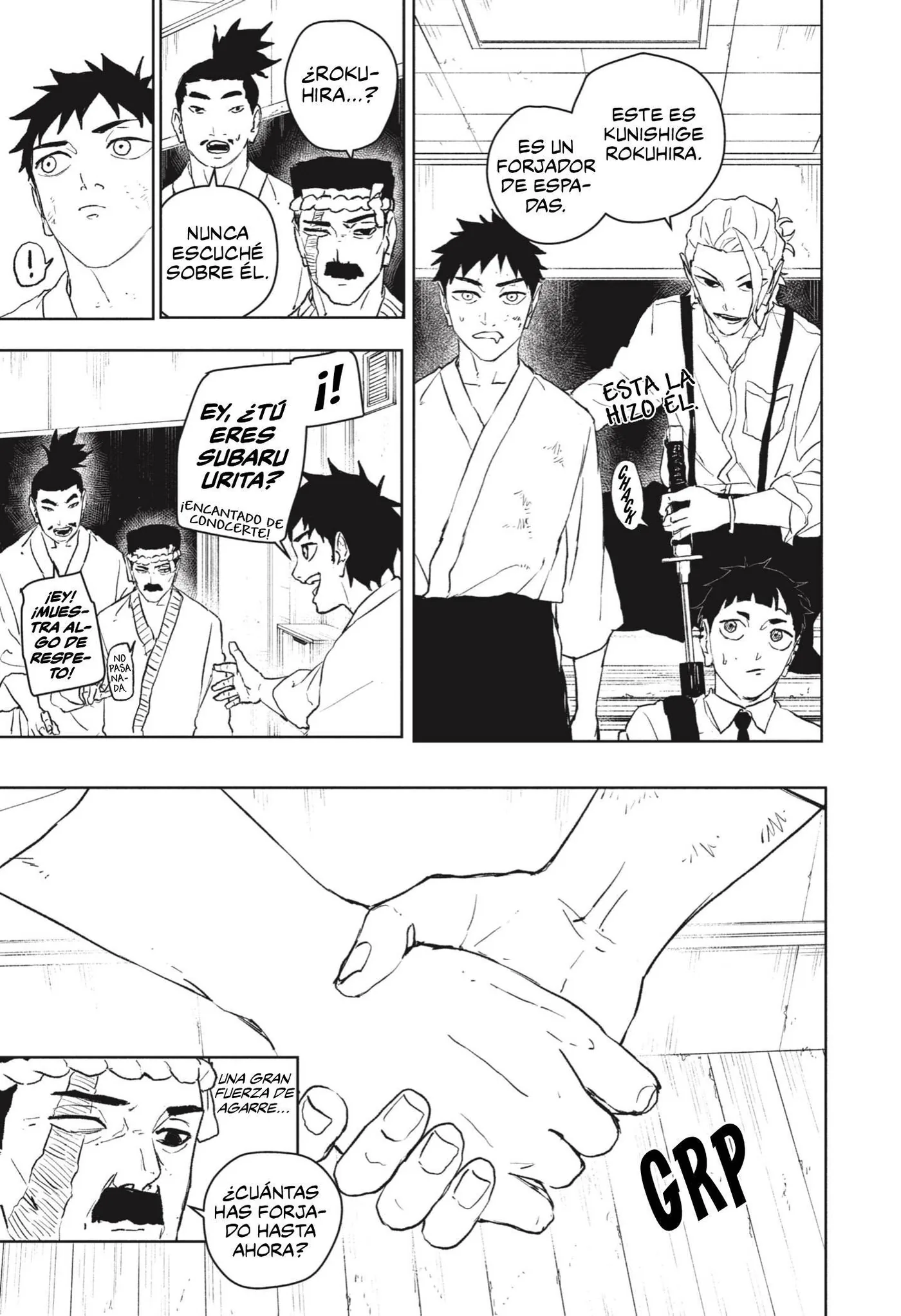 Kagurabachi capítulo 115, página 14