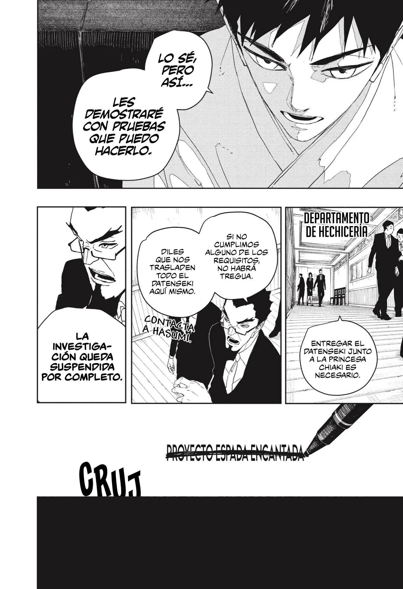 Kagurabachi capítulo 124, página 15