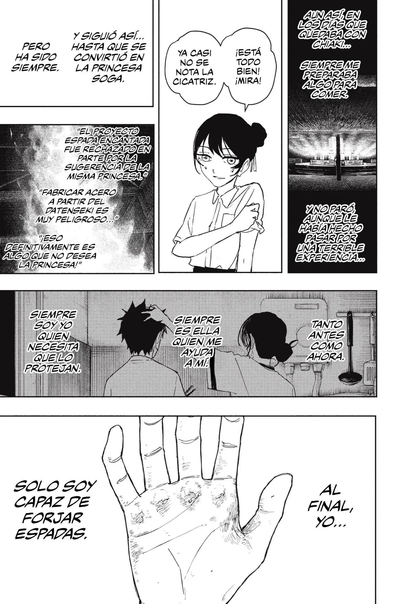 Kagurabachi capítulo 128, página 10