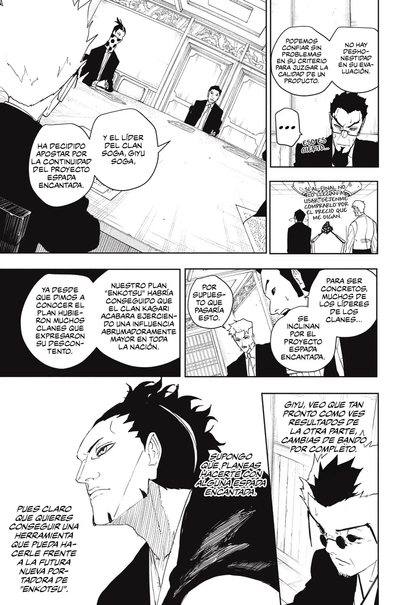 Kagurabachi capítulo 131, página 6