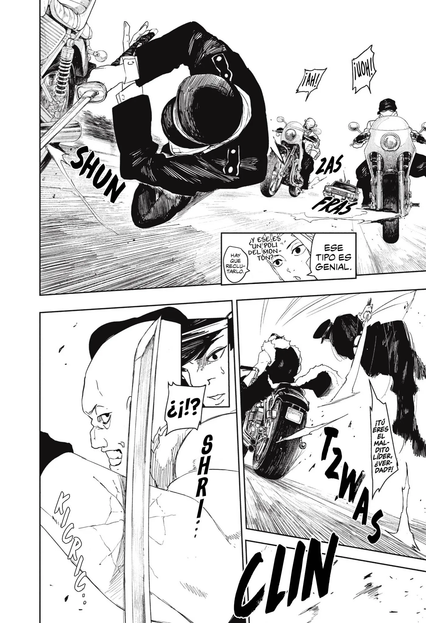 Kagurabachi capítulo 132, página 9