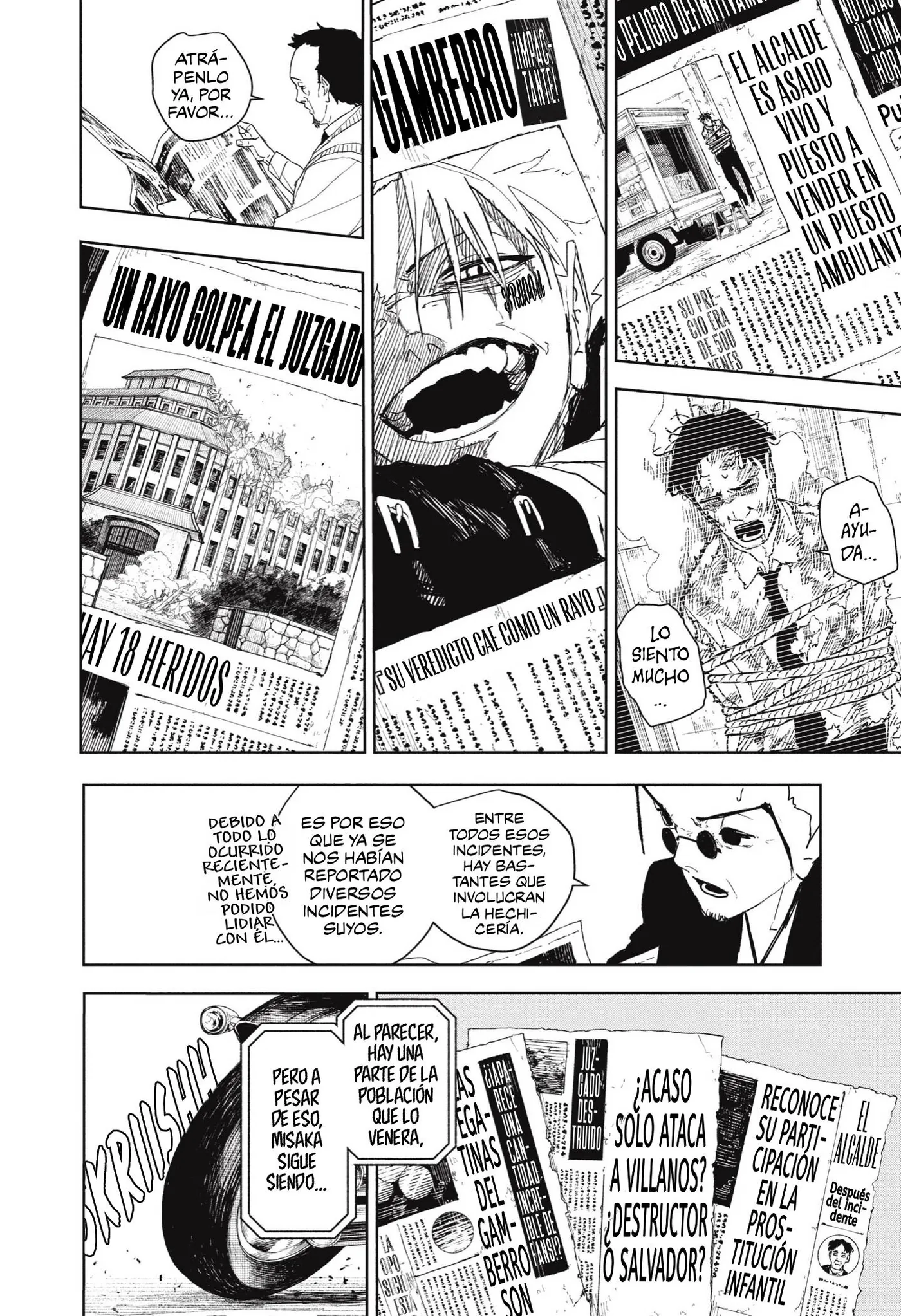 Kagurabachi capítulo 132, página 14
