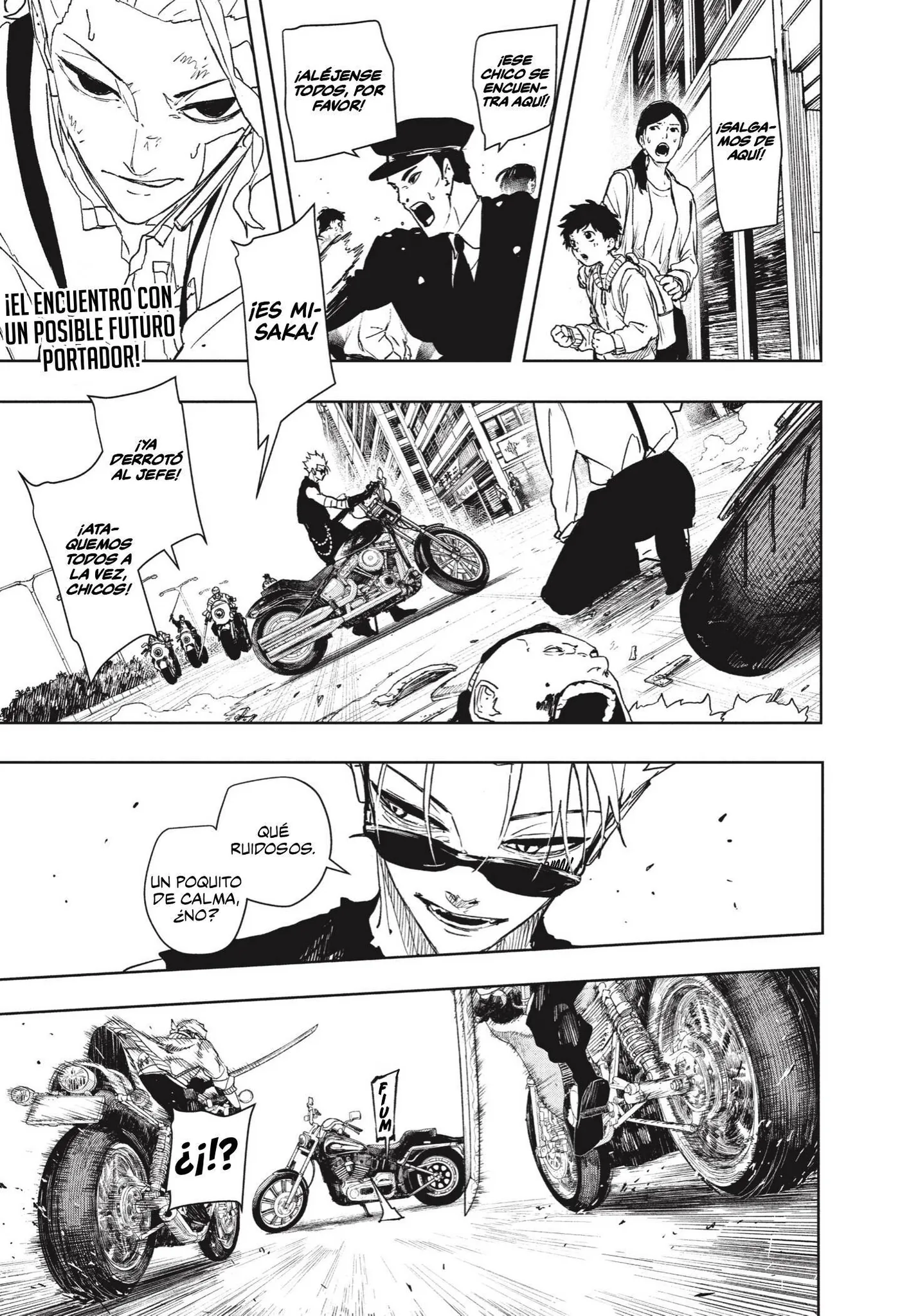 Kagurabachi capítulo 133, página 2