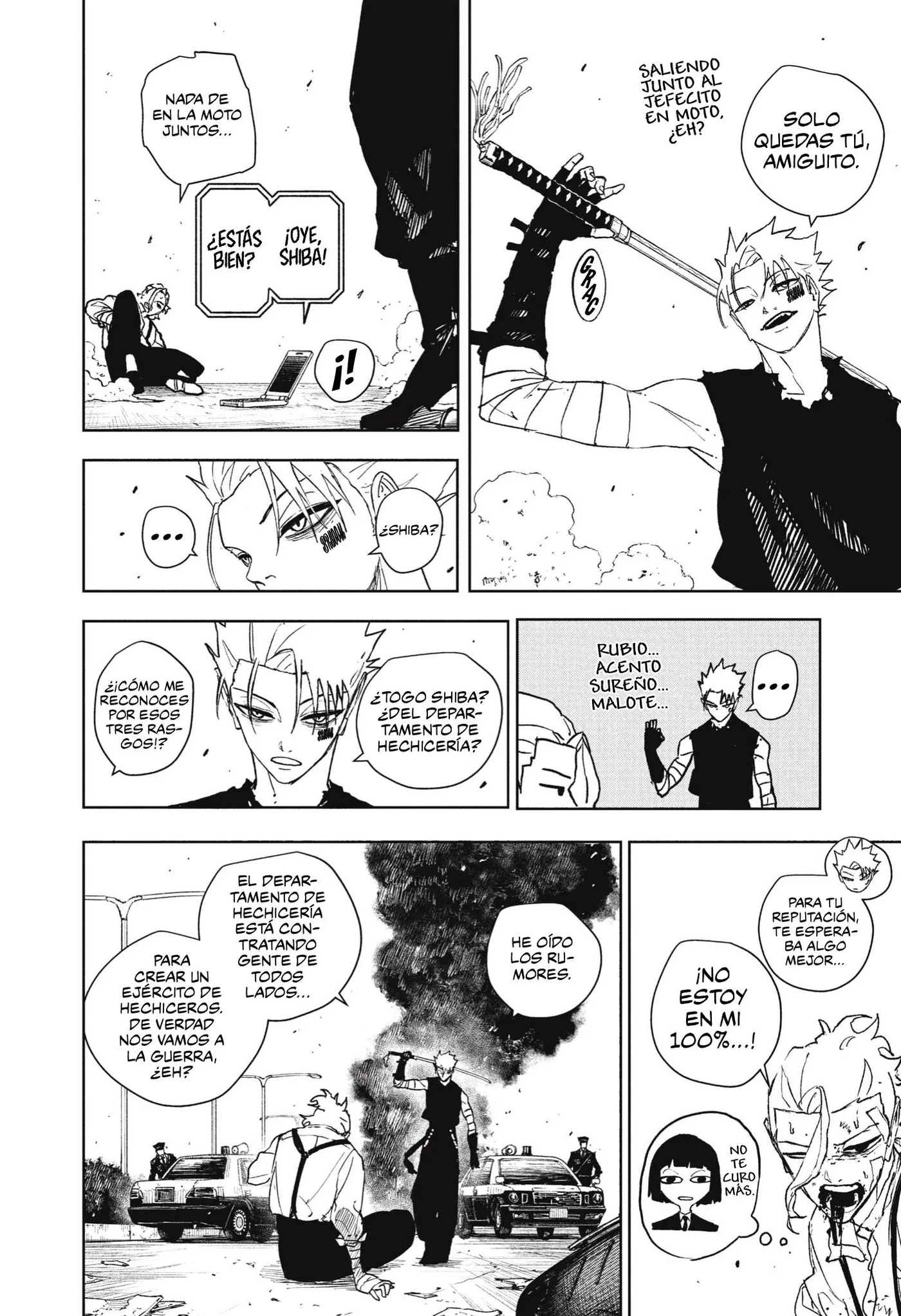 Kagurabachi capítulo 133, página 7
