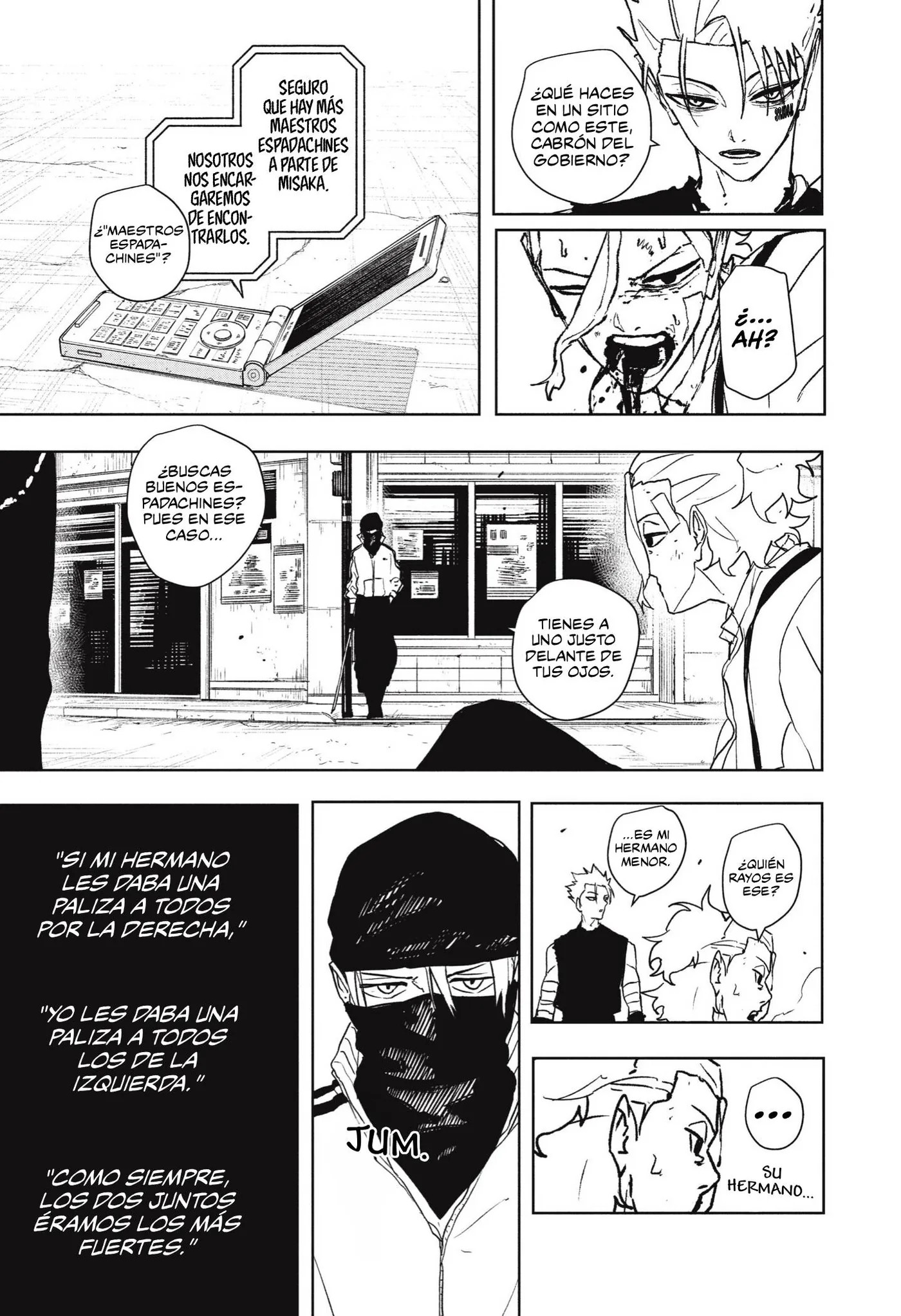 Kagurabachi capítulo 133, página 8