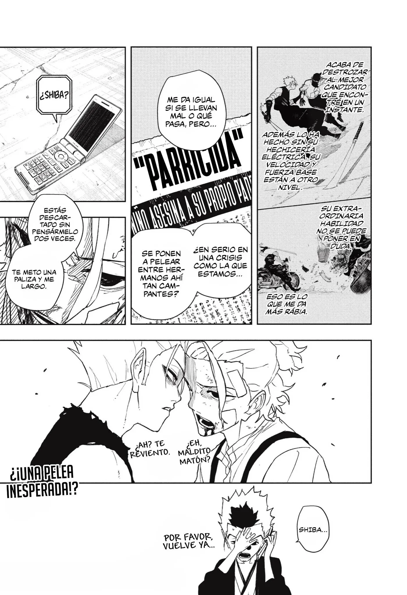 Kagurabachi capítulo 133, página 14