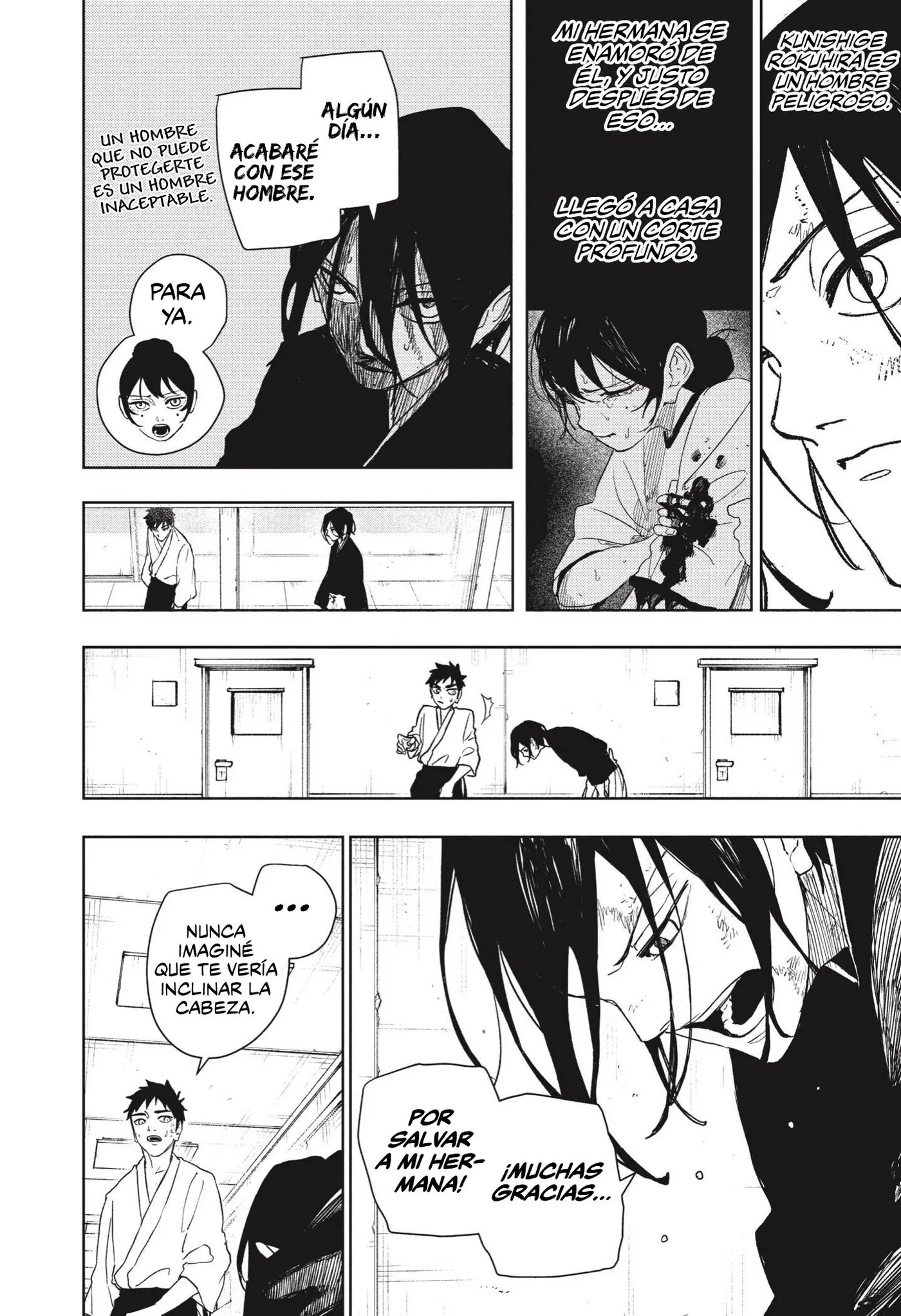 Kagurabachi capítulo 135, página 9