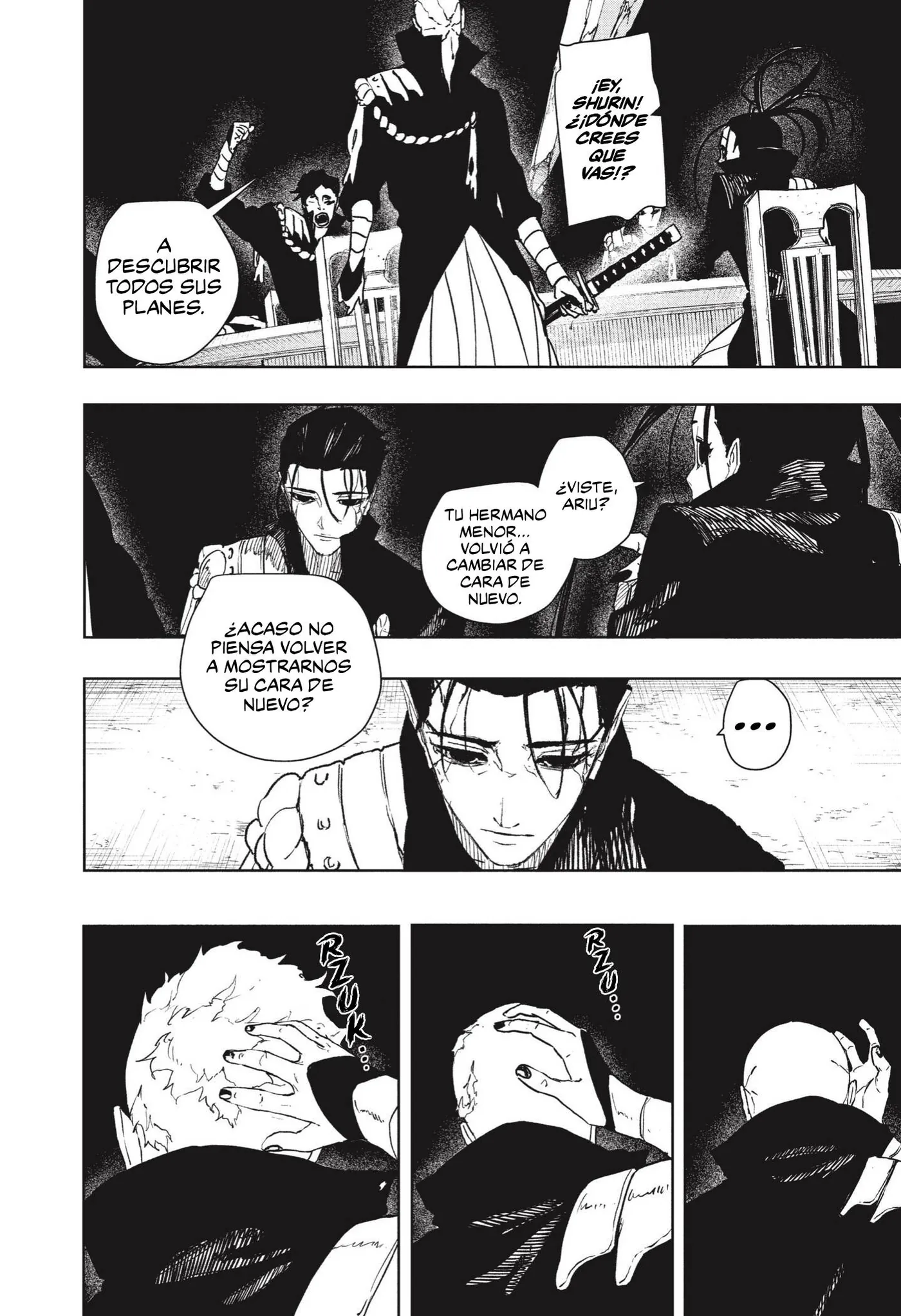 Kagurabachi capítulo 136, página 10