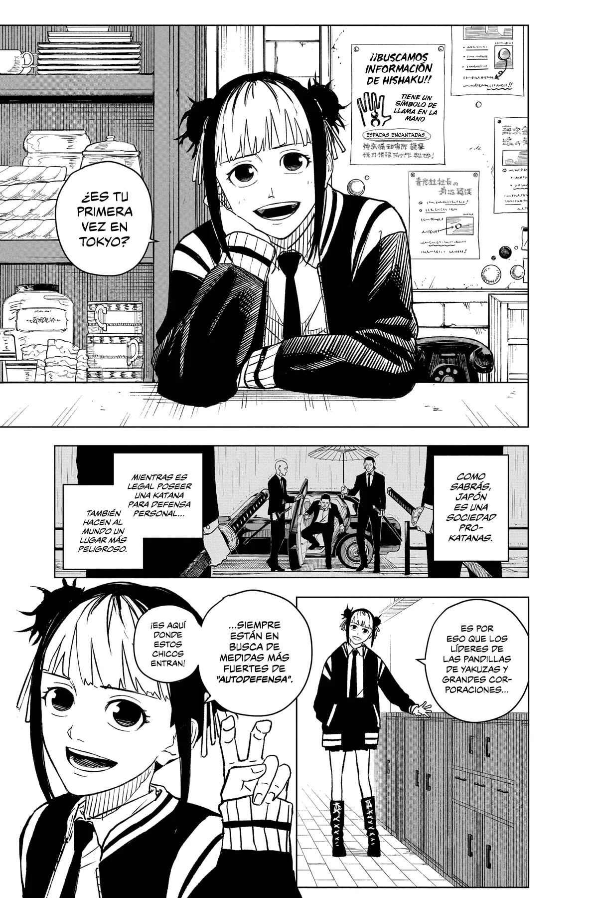 Kagurabachi capítulo 3, página 2