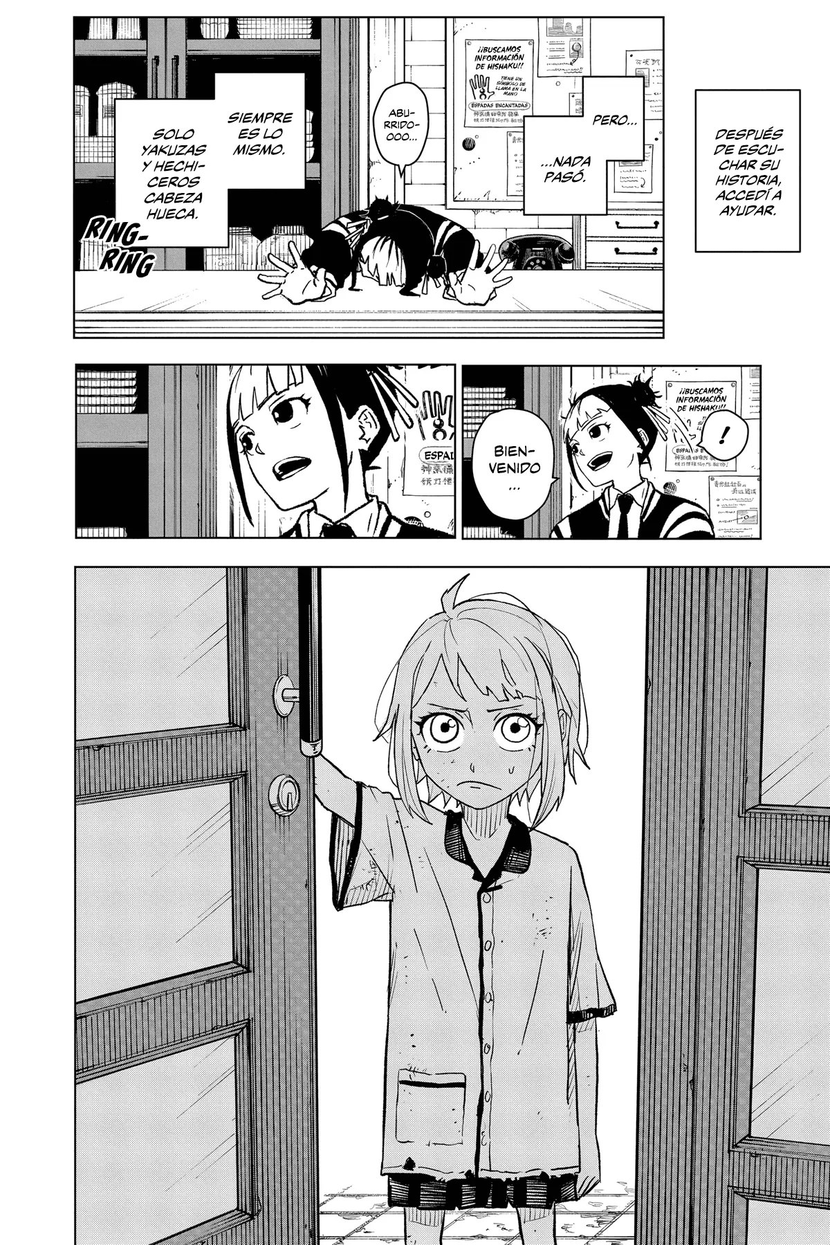 Kagurabachi capítulo 3, página 5