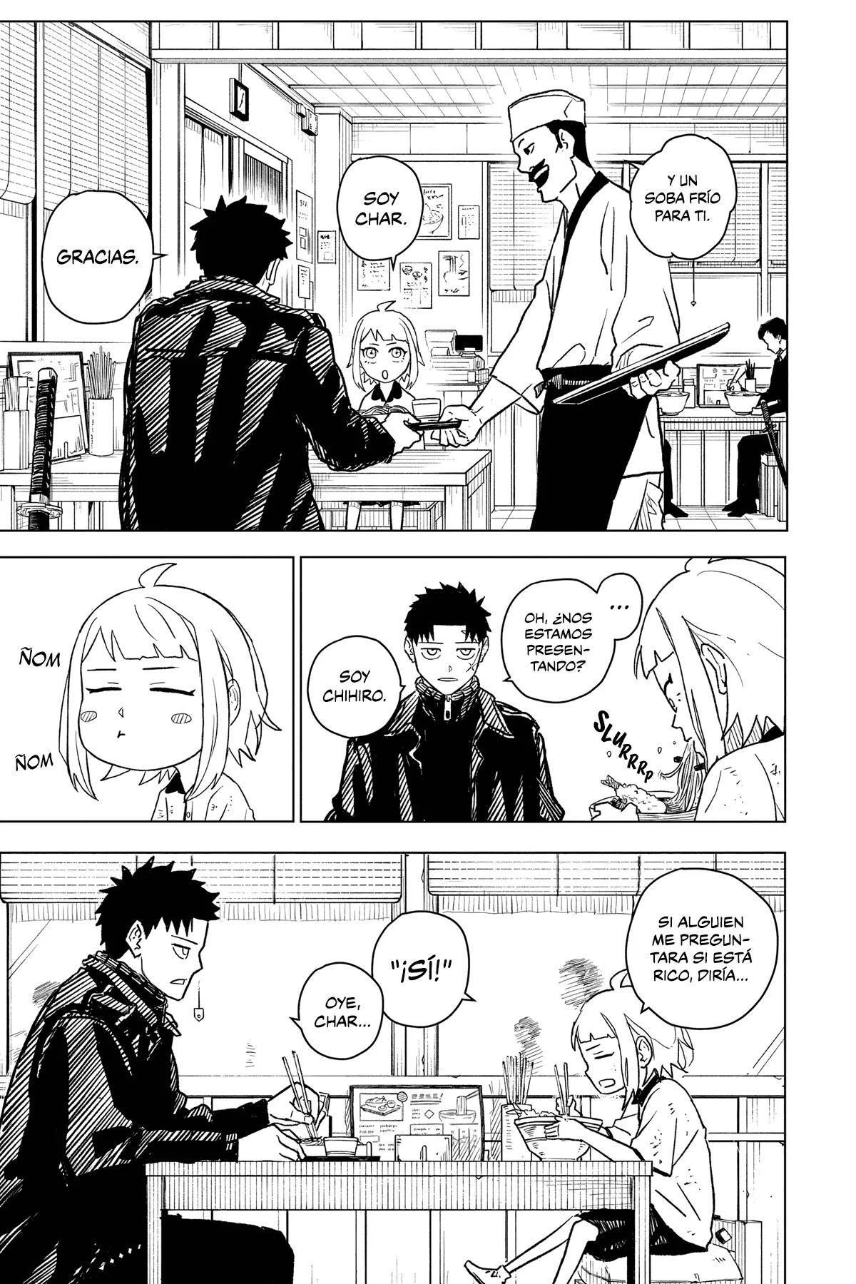Kagurabachi capítulo 3, página 16