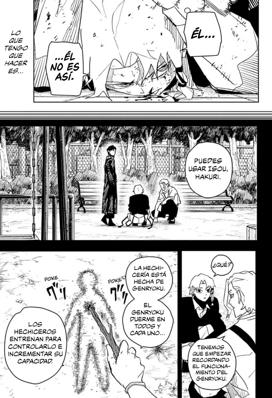 Kagurabachi capítulo 32, página 14