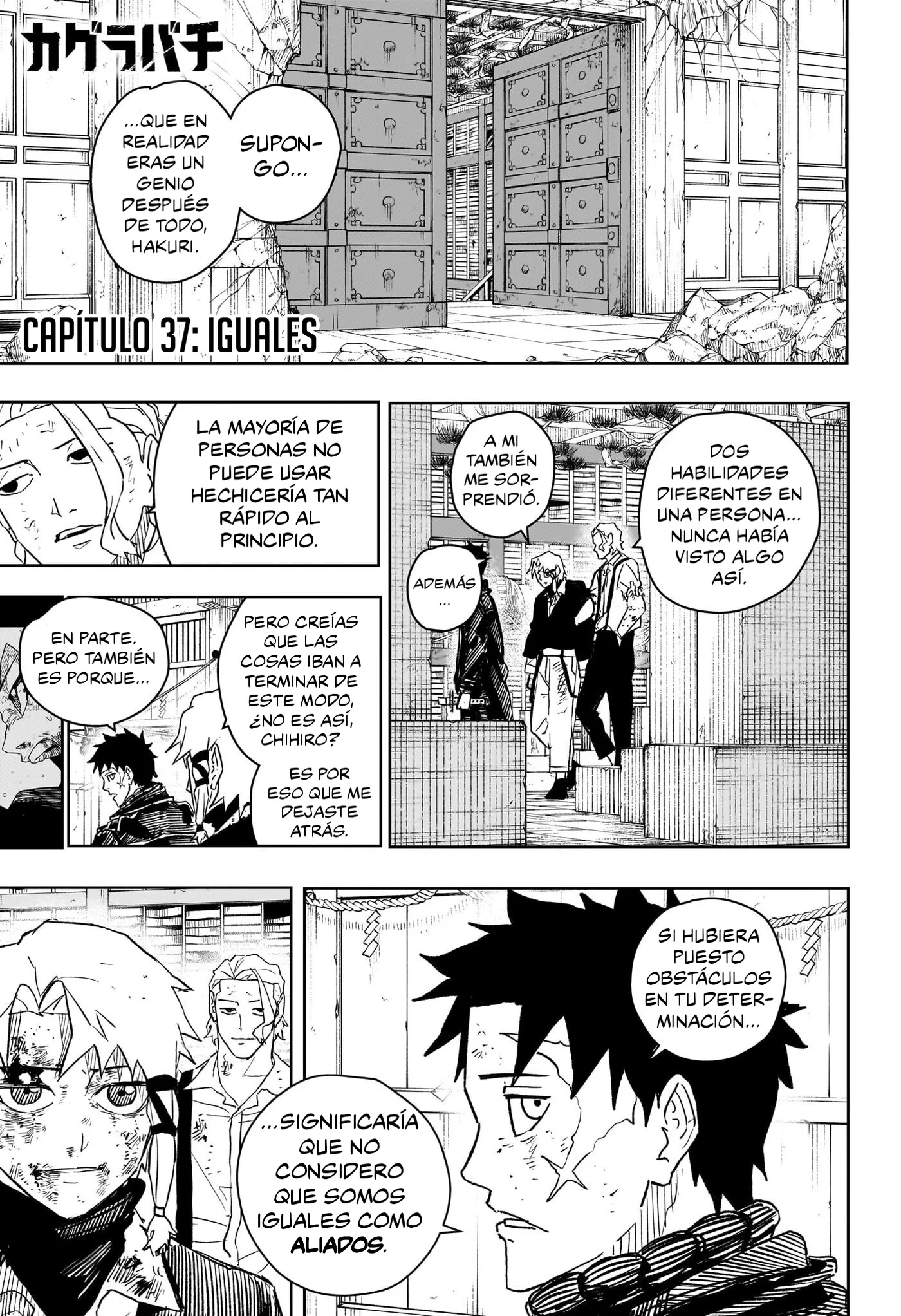 Kagurabachi capítulo 37, página 2