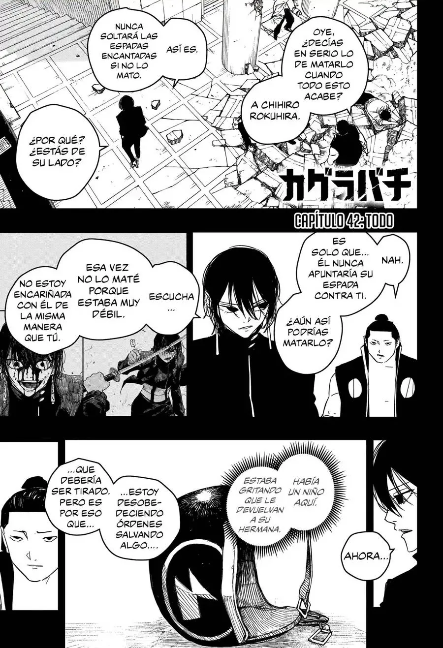 Kagurabachi capítulo 42, página 2