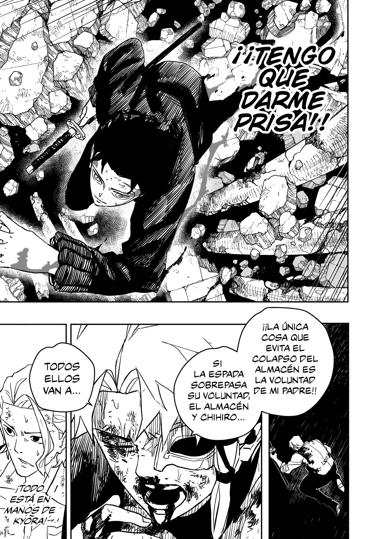 Kagurabachi capítulo 43, página 4