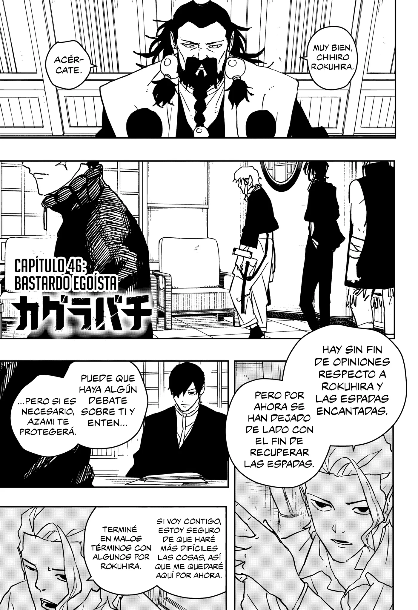 Kagurabachi capítulo 46, página 2