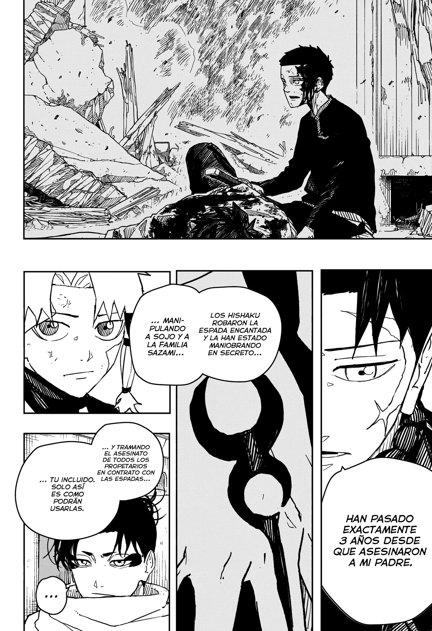 Kagurabachi capítulo 48, página 5