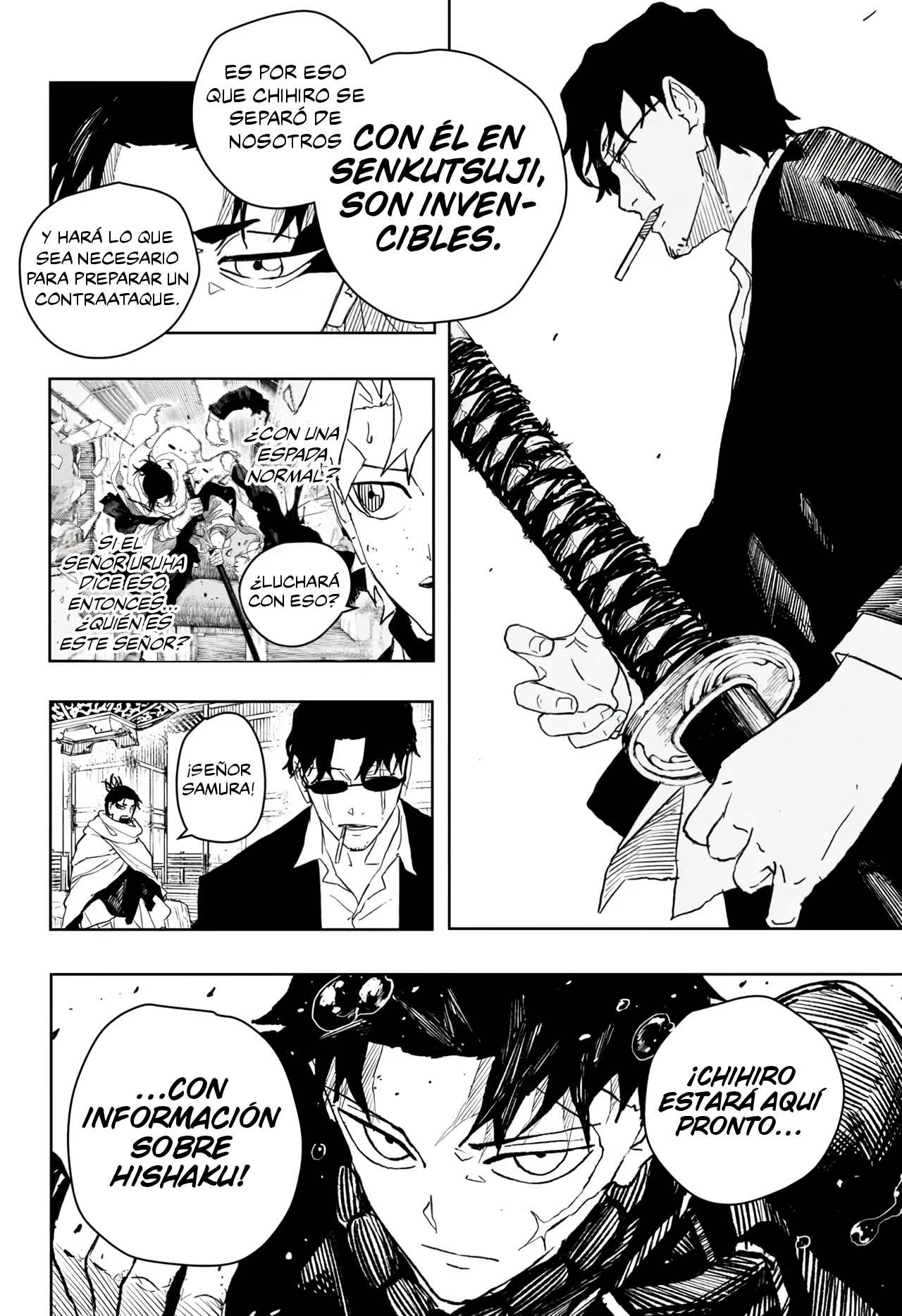 Kagurabachi capítulo 50, página 19