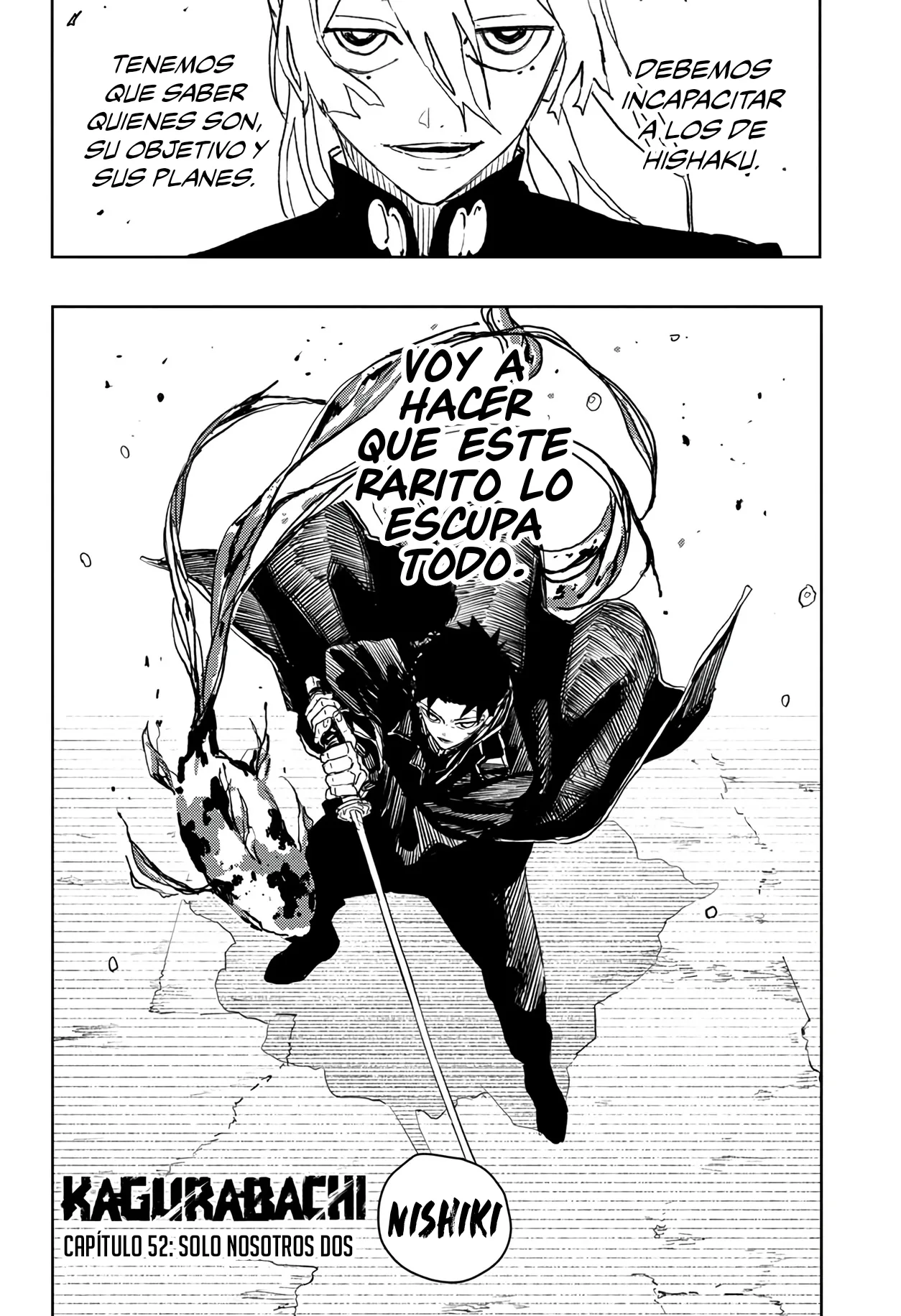 Kagurabachi capítulo 52, página 3