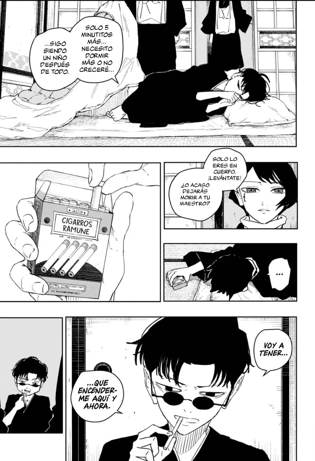 Kagurabachi capítulo 55, página 4