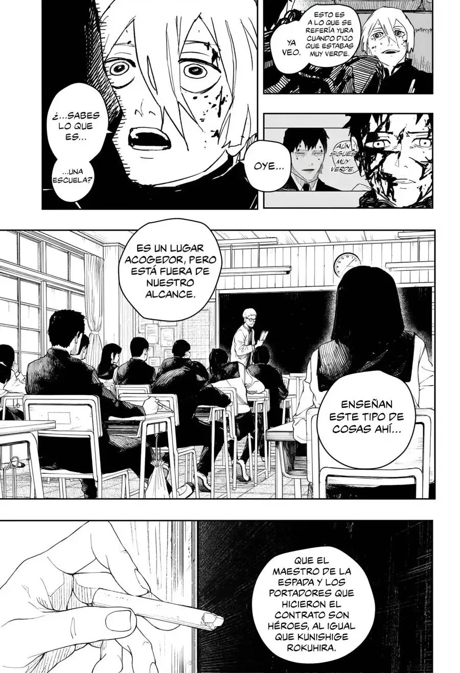 Kagurabachi capítulo 57, página 10