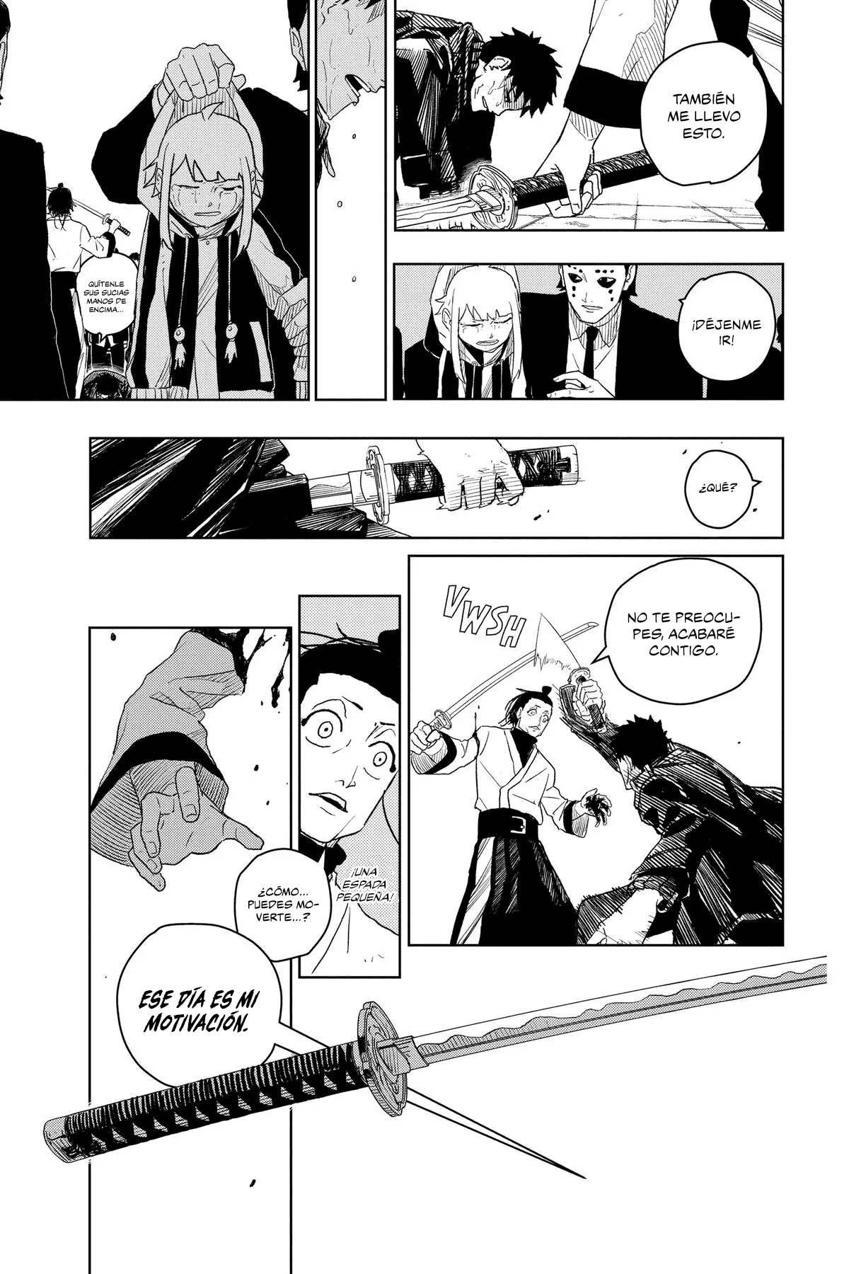 Kagurabachi capítulo 6, página 14