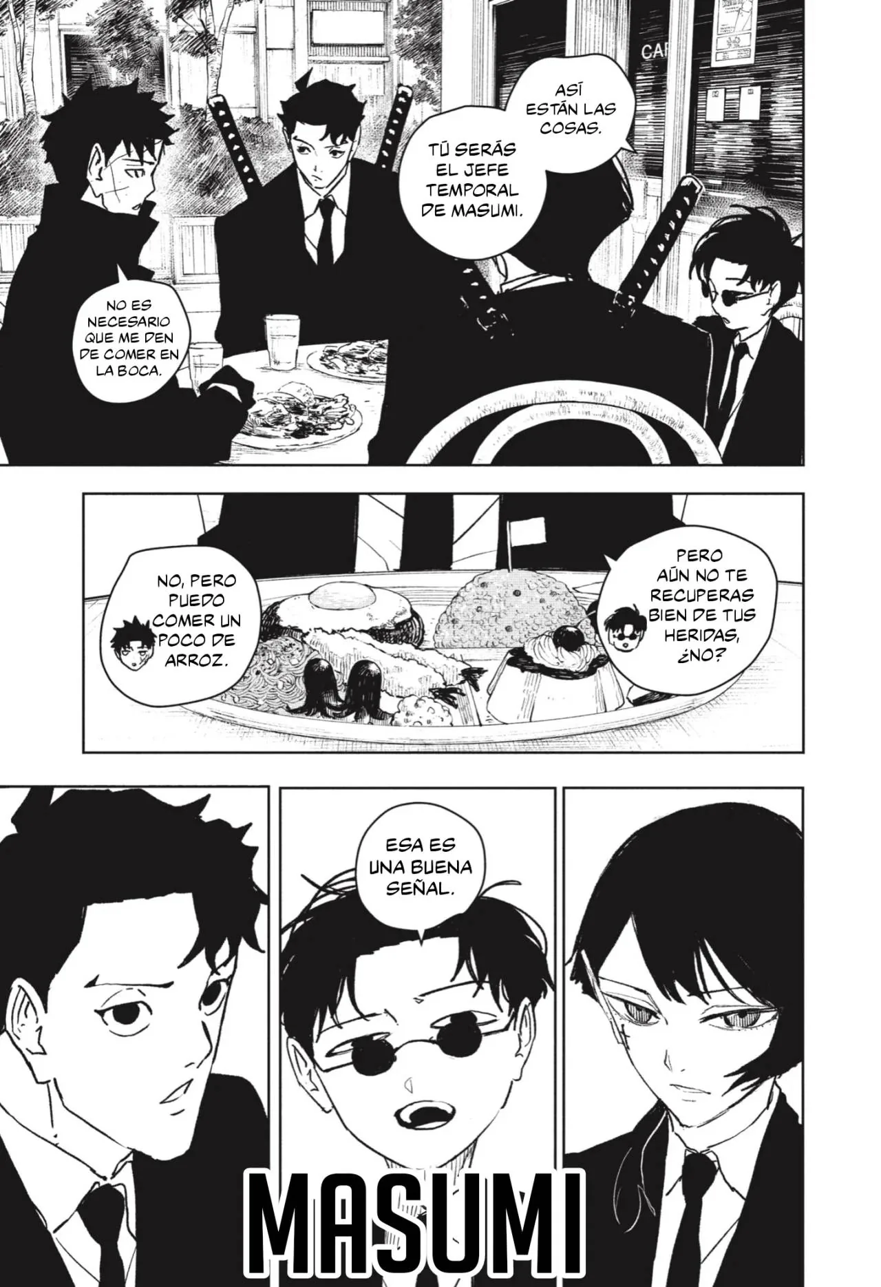 Kagurabachi capítulo 61, página 4