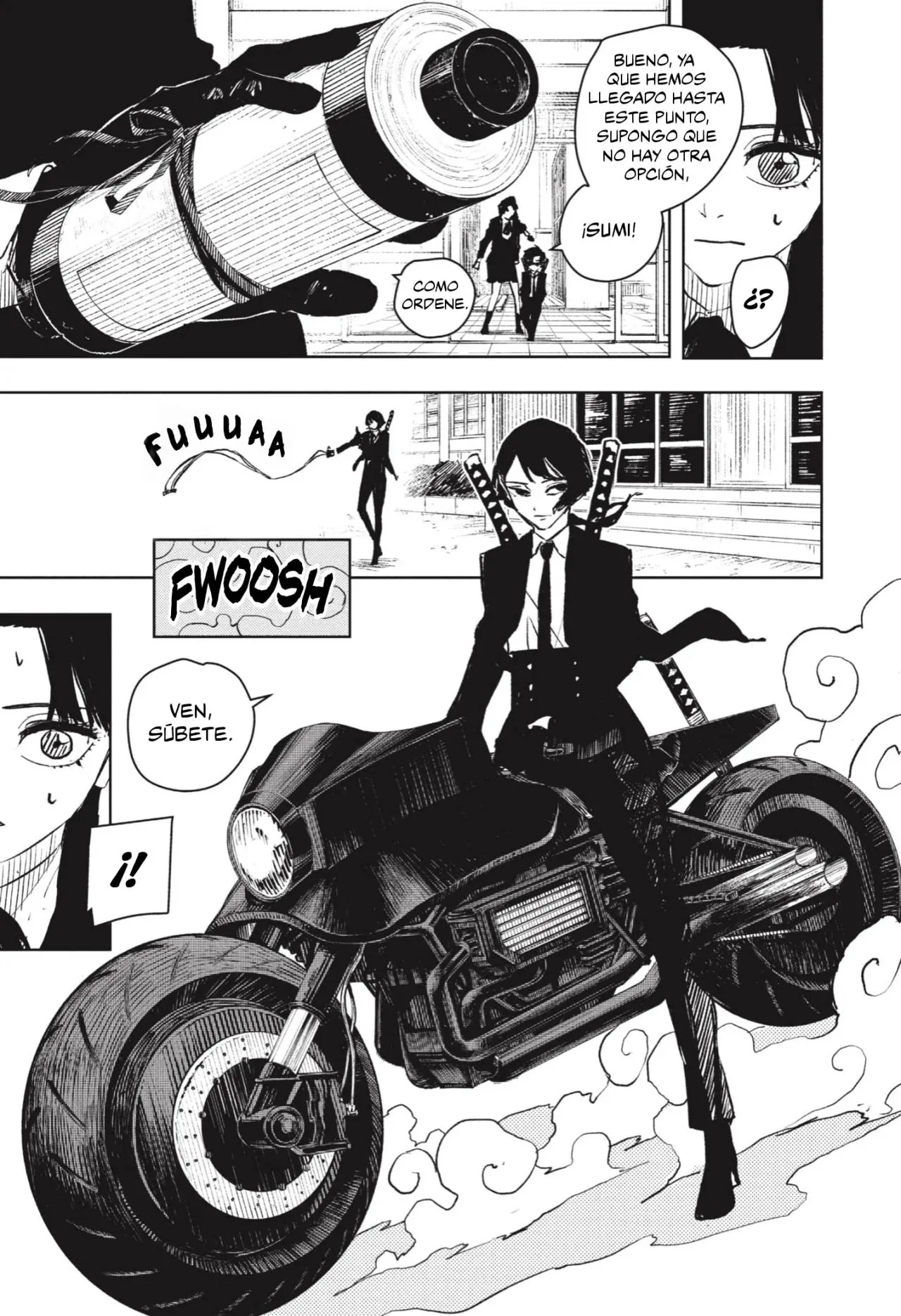 Kagurabachi capítulo 63, página 4