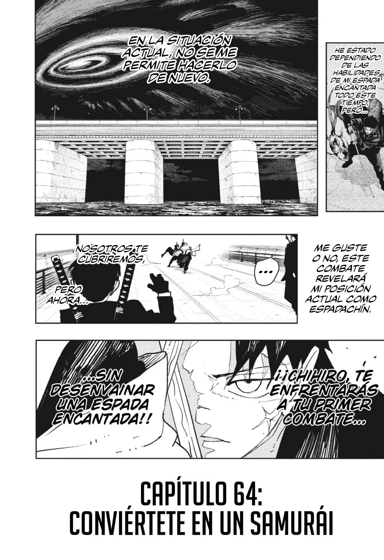 Kagurabachi capítulo 64, página 7