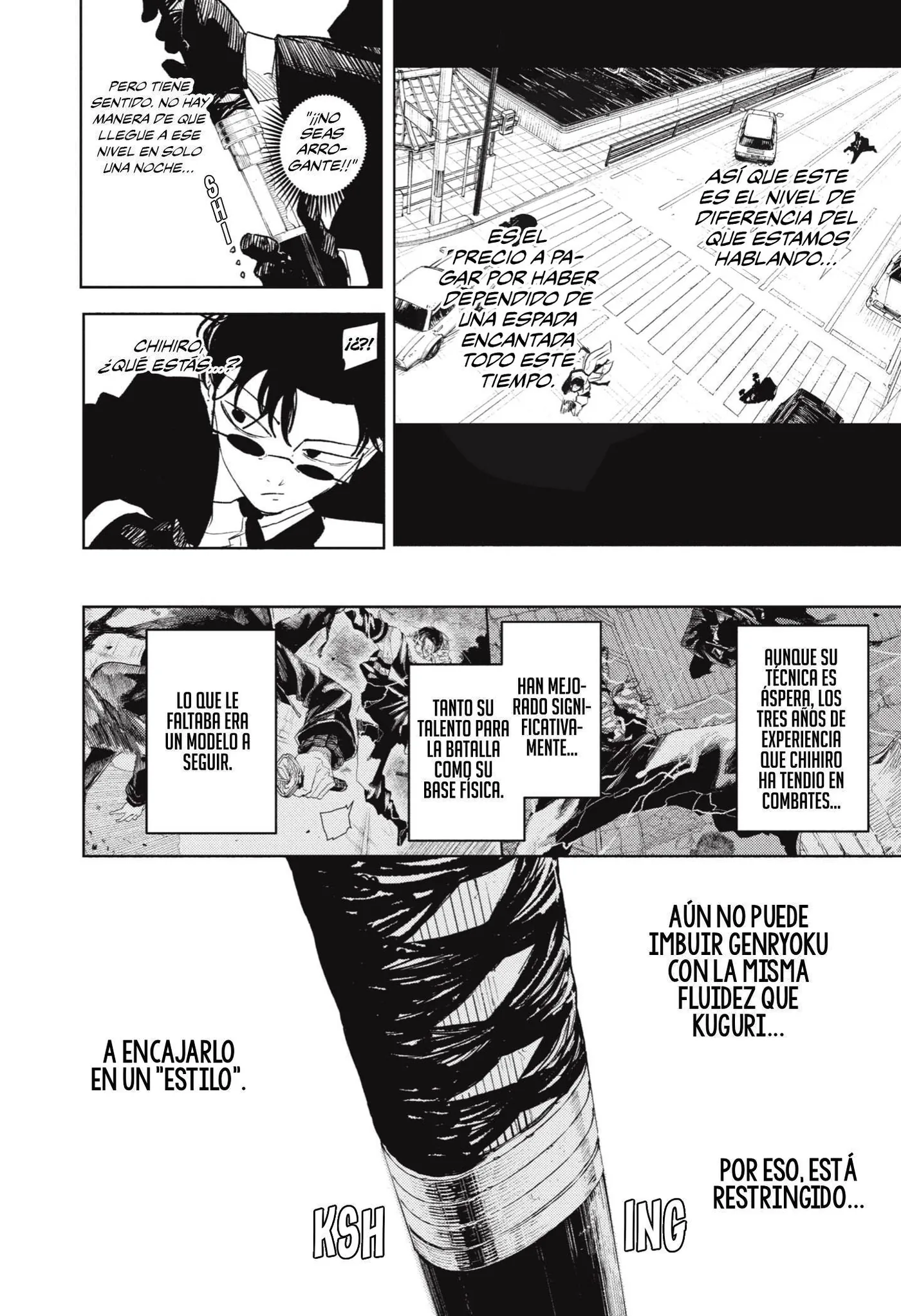 Kagurabachi capítulo 64, página 13