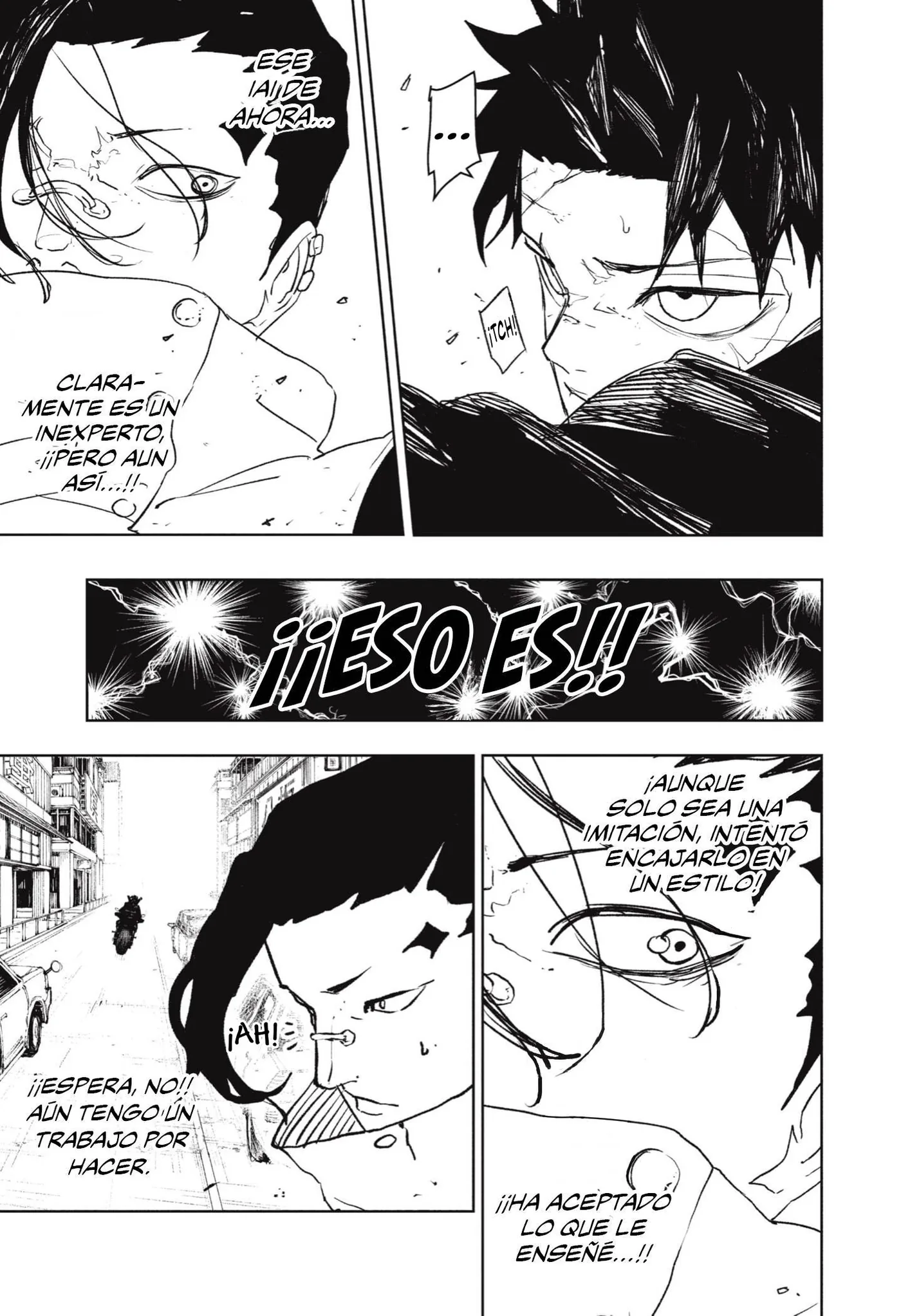 Kagurabachi capítulo 64, página 18