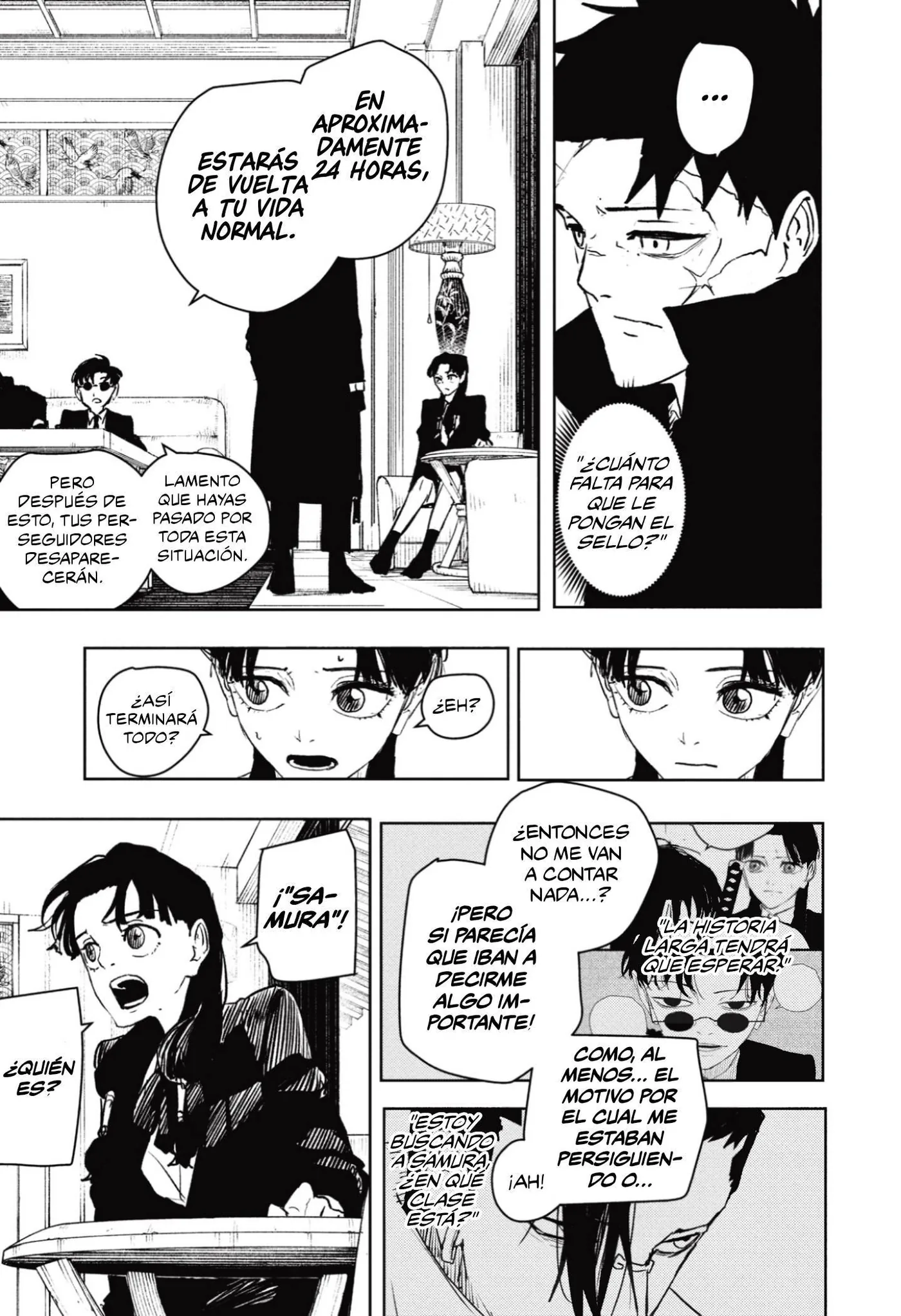 Kagurabachi capítulo 65, página 14