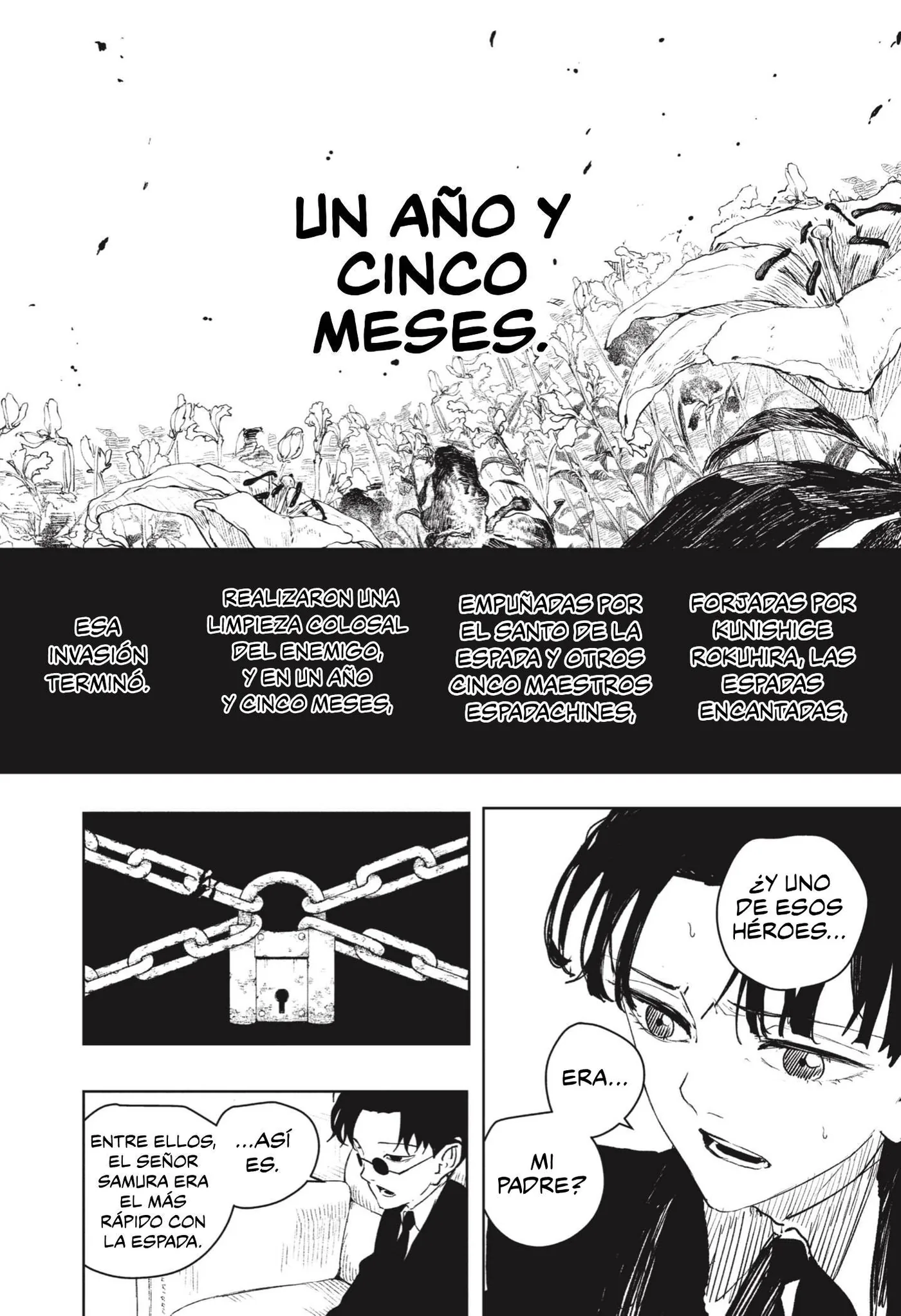 Kagurabachi capítulo 66, página 7