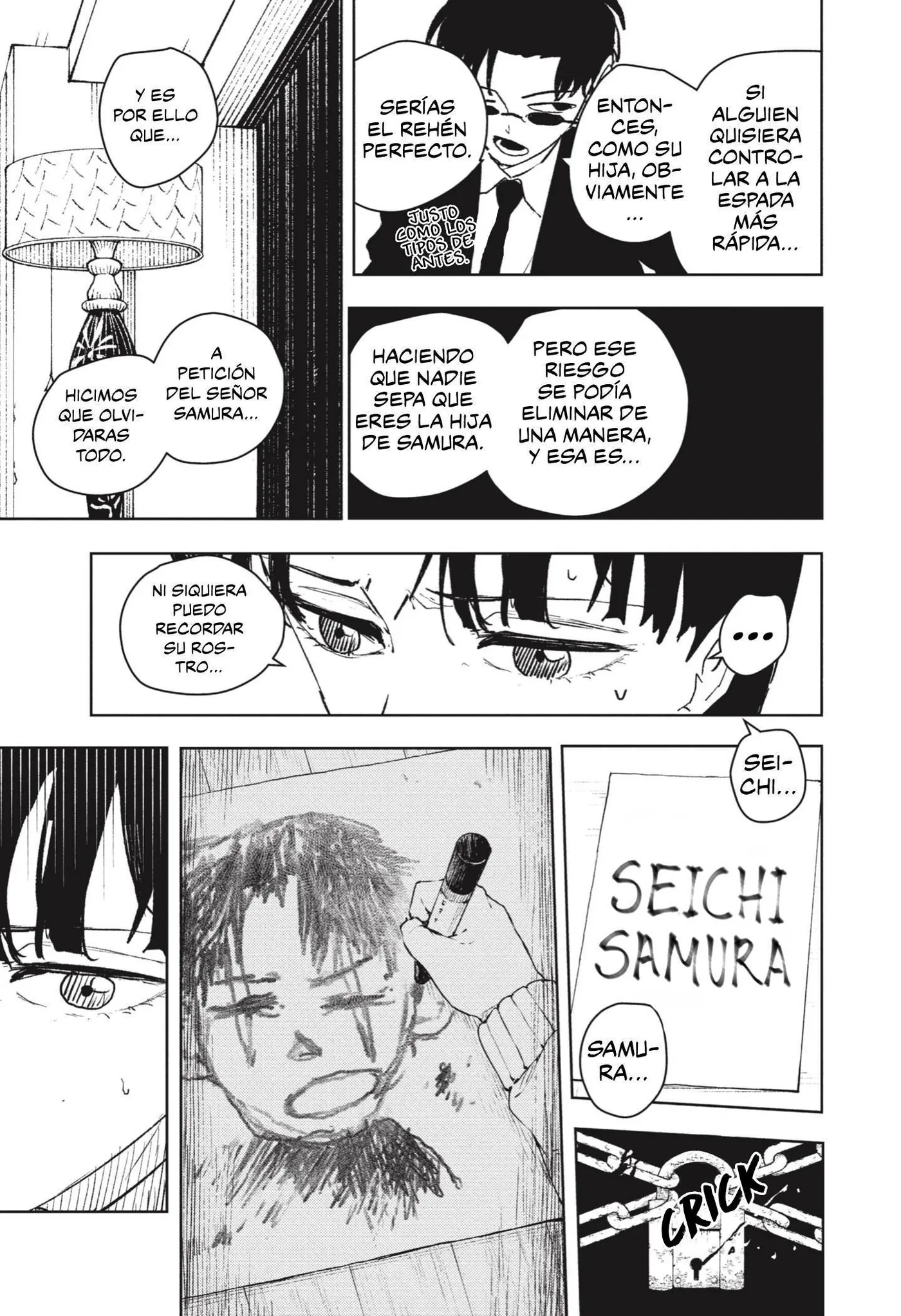 Kagurabachi capítulo 66, página 8
