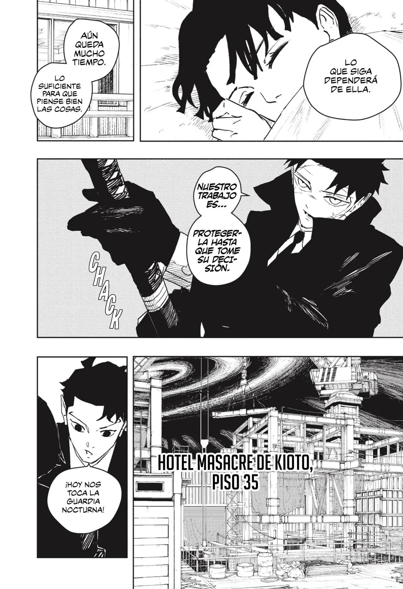 Kagurabachi capítulo 66, página 15
