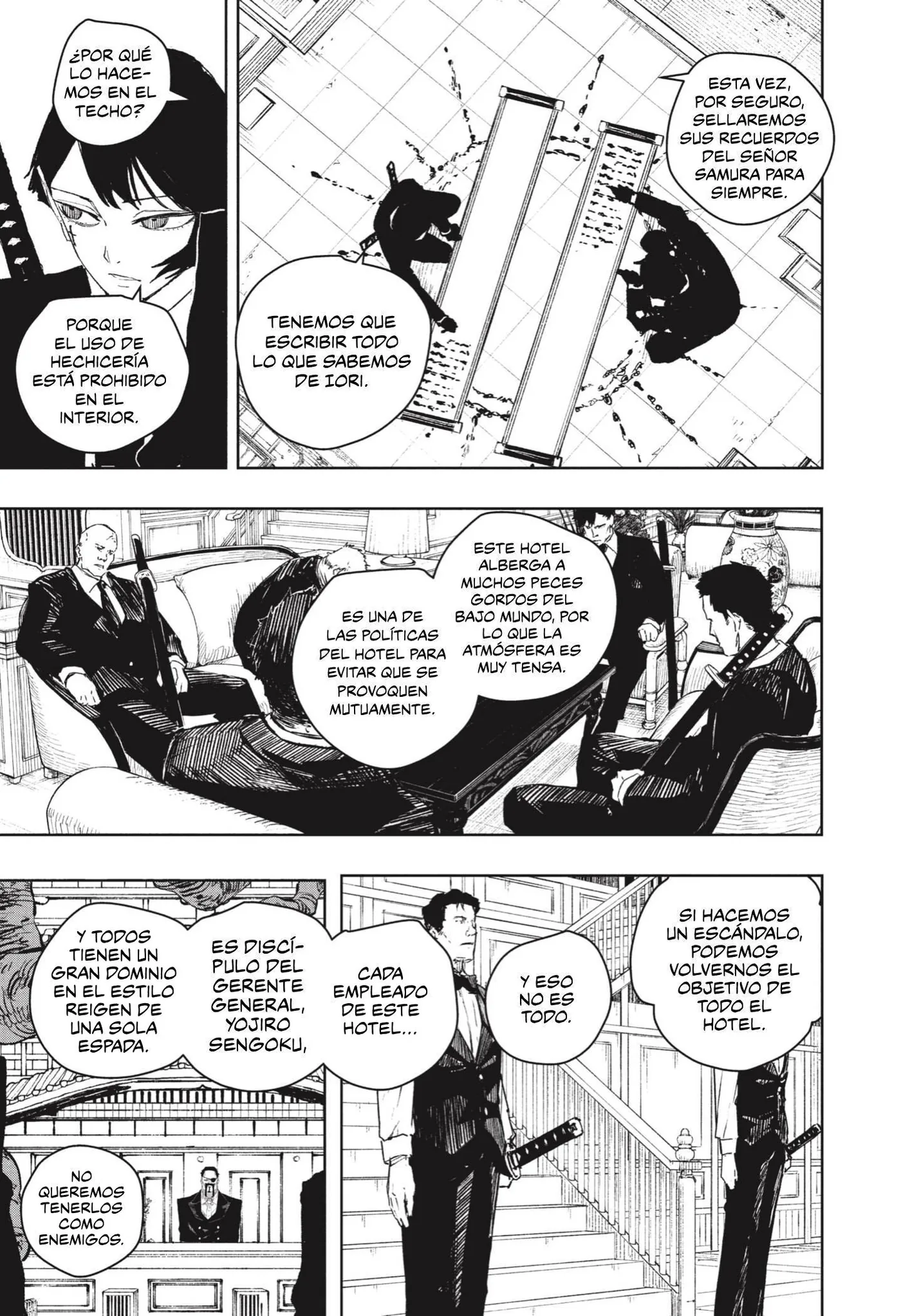 Kagurabachi capítulo 66, página 16