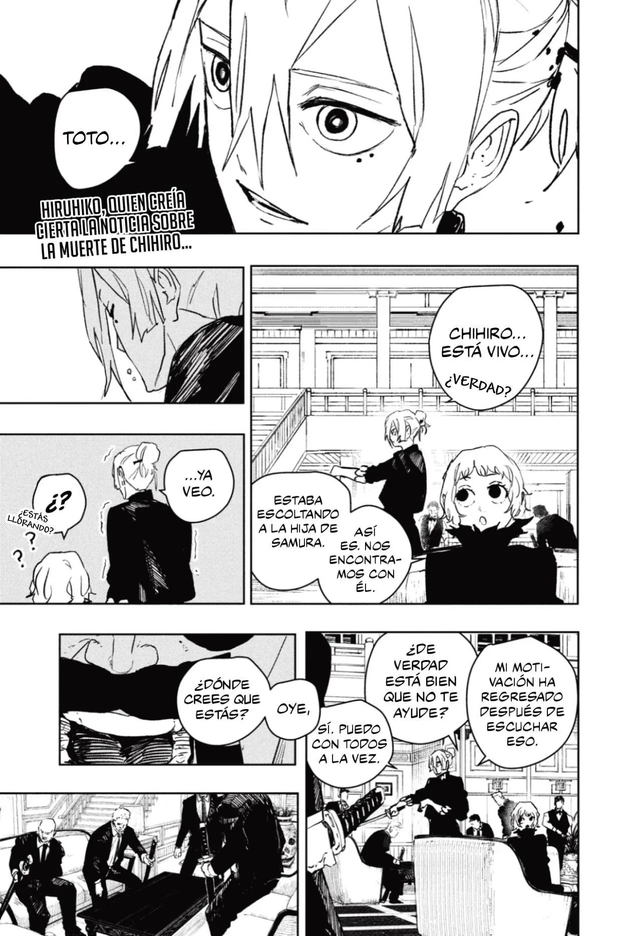 Kagurabachi capítulo 67, página 2