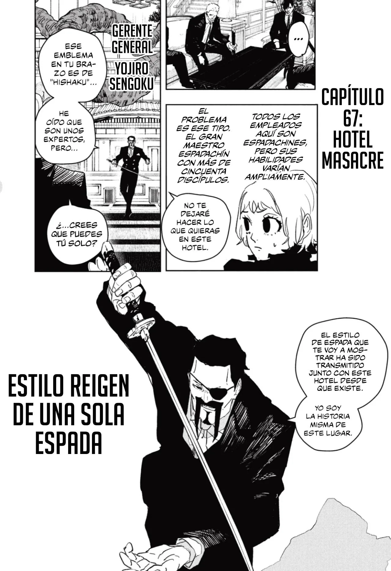 Kagurabachi capítulo 67, página 3