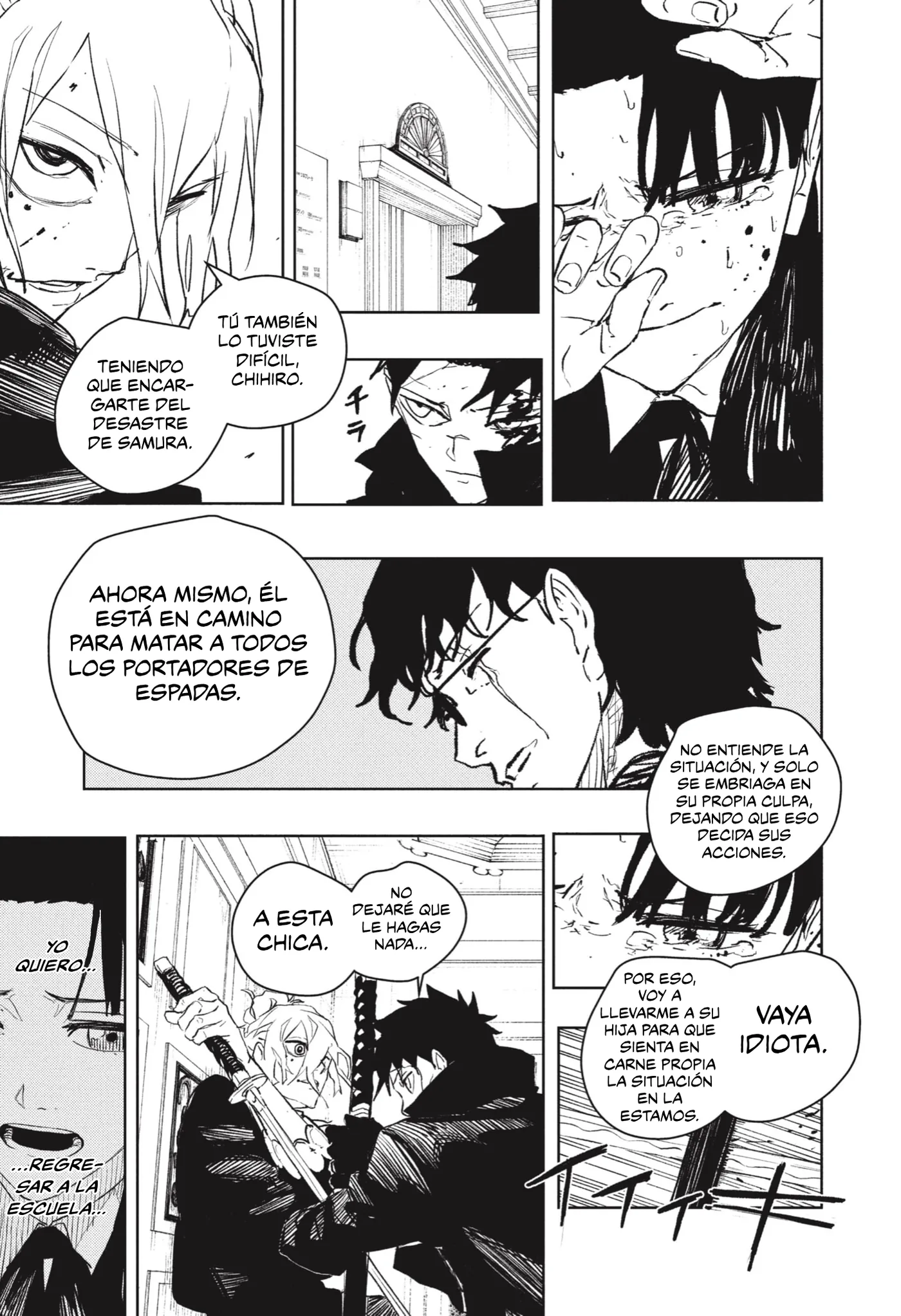Kagurabachi capítulo 68, página 4