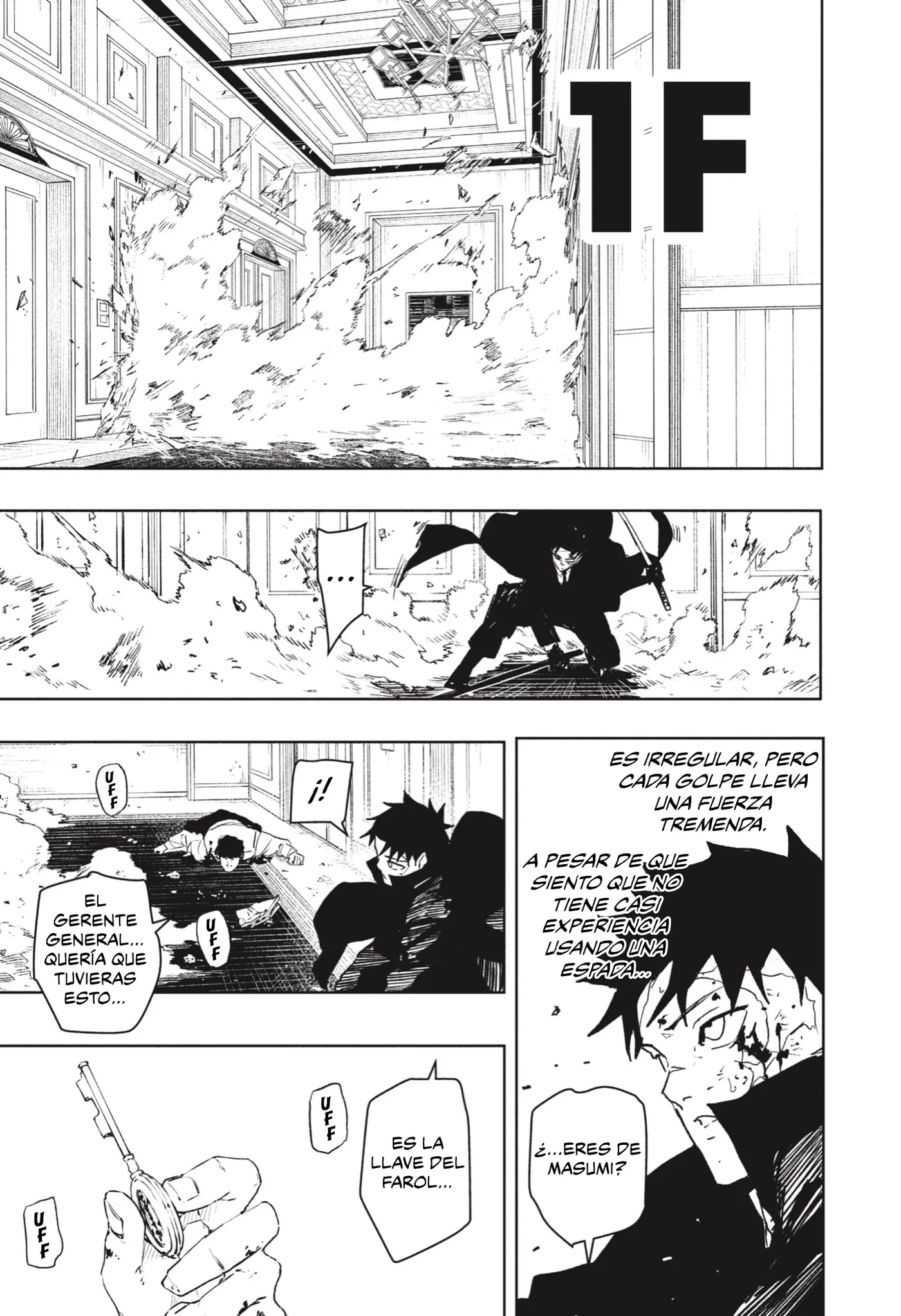 Kagurabachi capítulo 68, página 12