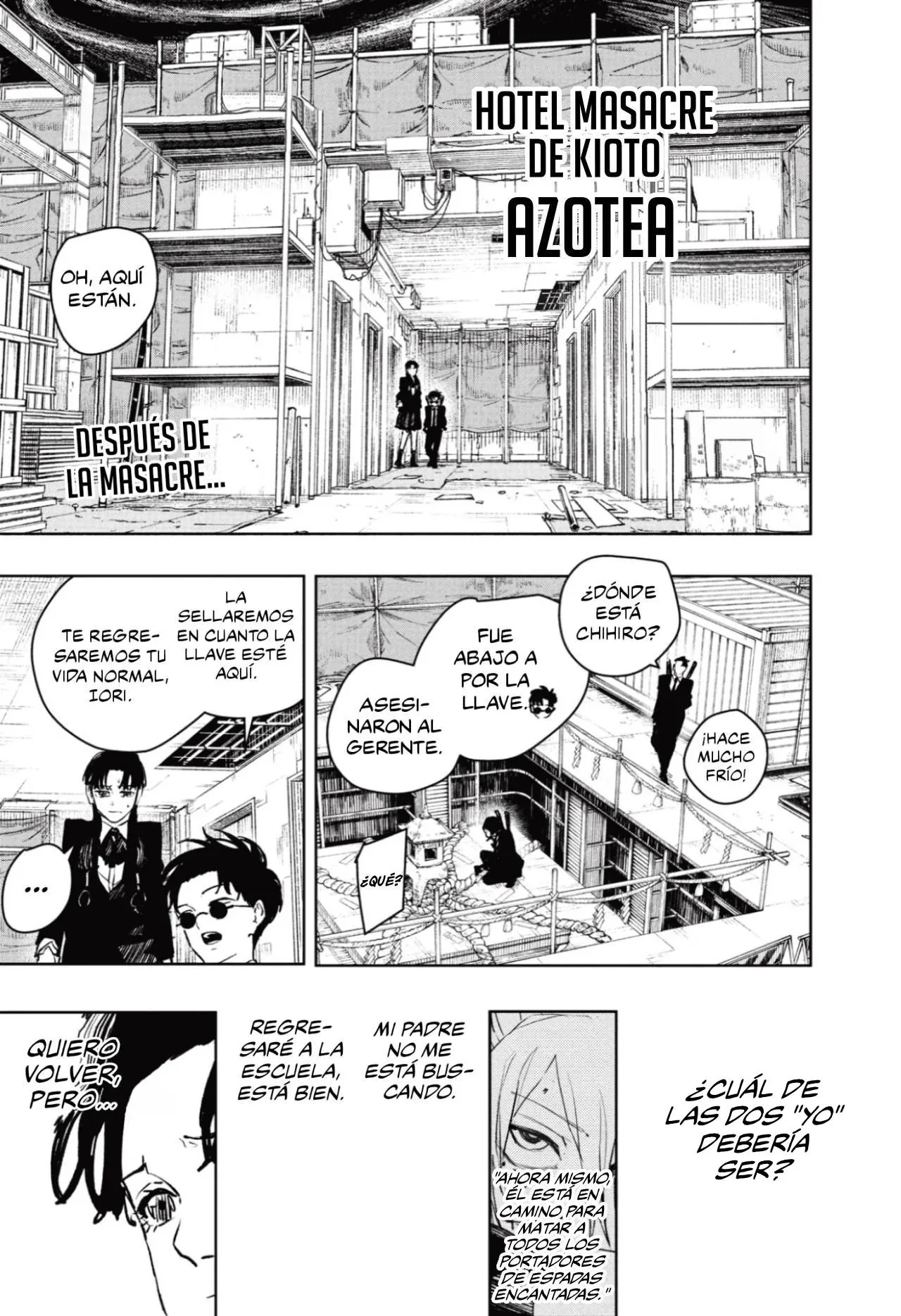 Kagurabachi capítulo 69, página 2