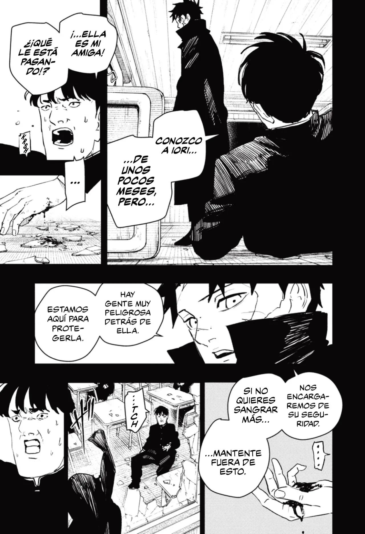 Kagurabachi capítulo 69, página 8